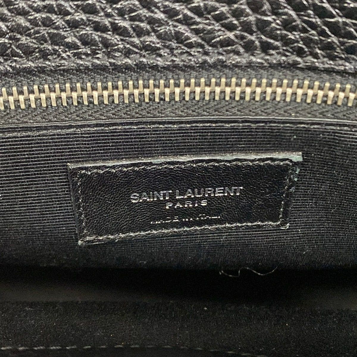 Saint Laurent Paris Tote Sac De Jours Black Leather — view 9