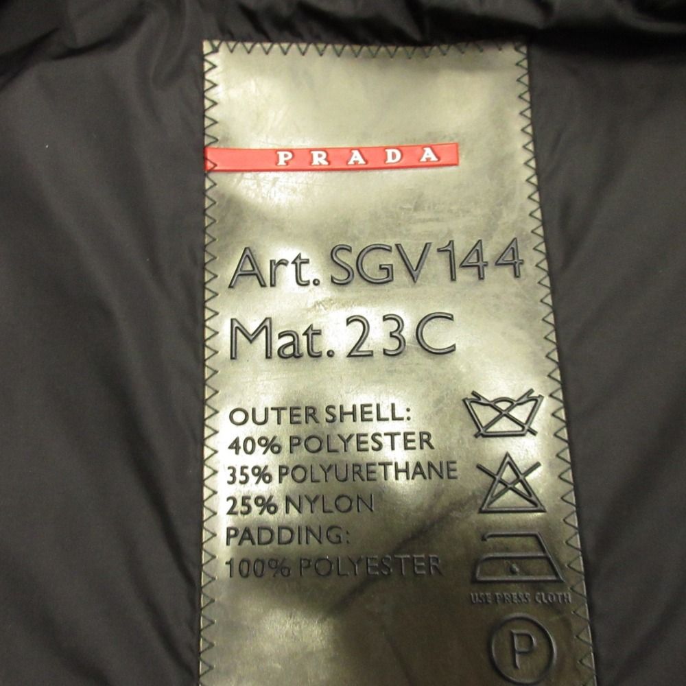 Prada Sports Laba Logo Vest of Jacket O-lede 48 — view 7