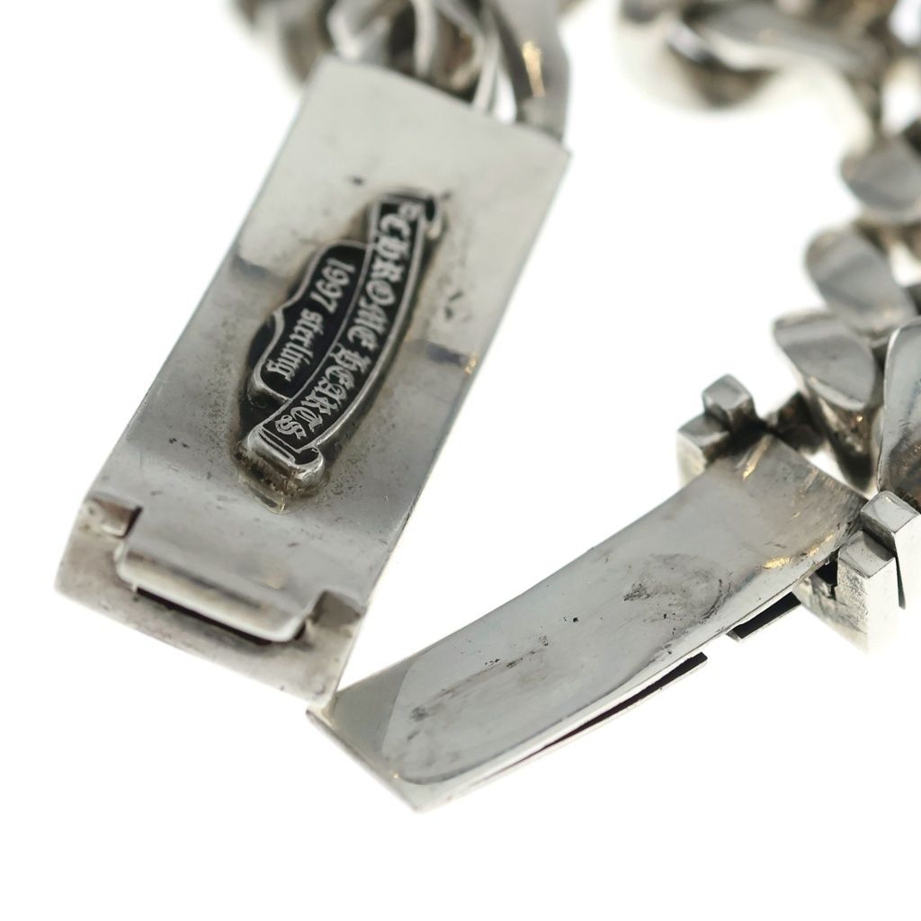 Chrome Hearts Clsc Chn Lnk Classic Link Clip Bracelet 13 Links Silver — view 6