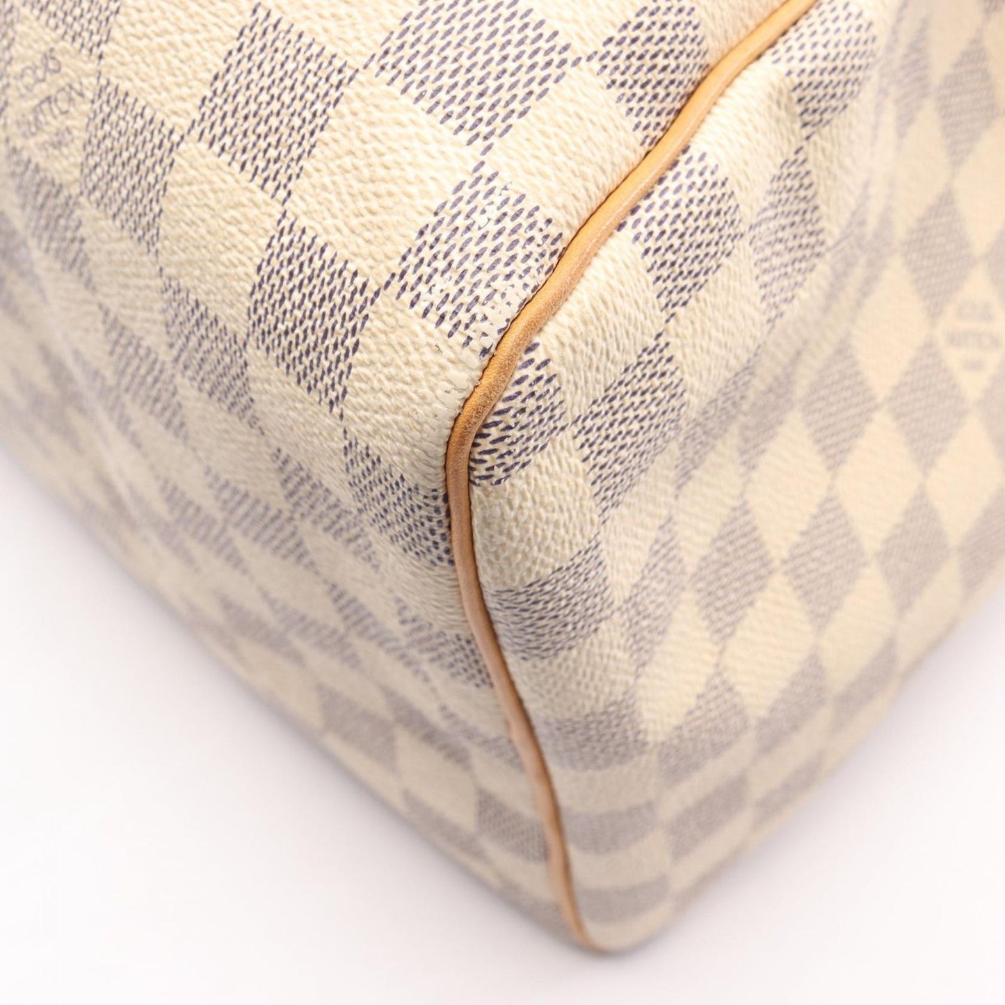 Louis Vuitton Handbag Speedy 30 Damier Azur Canvas Leather — view 9