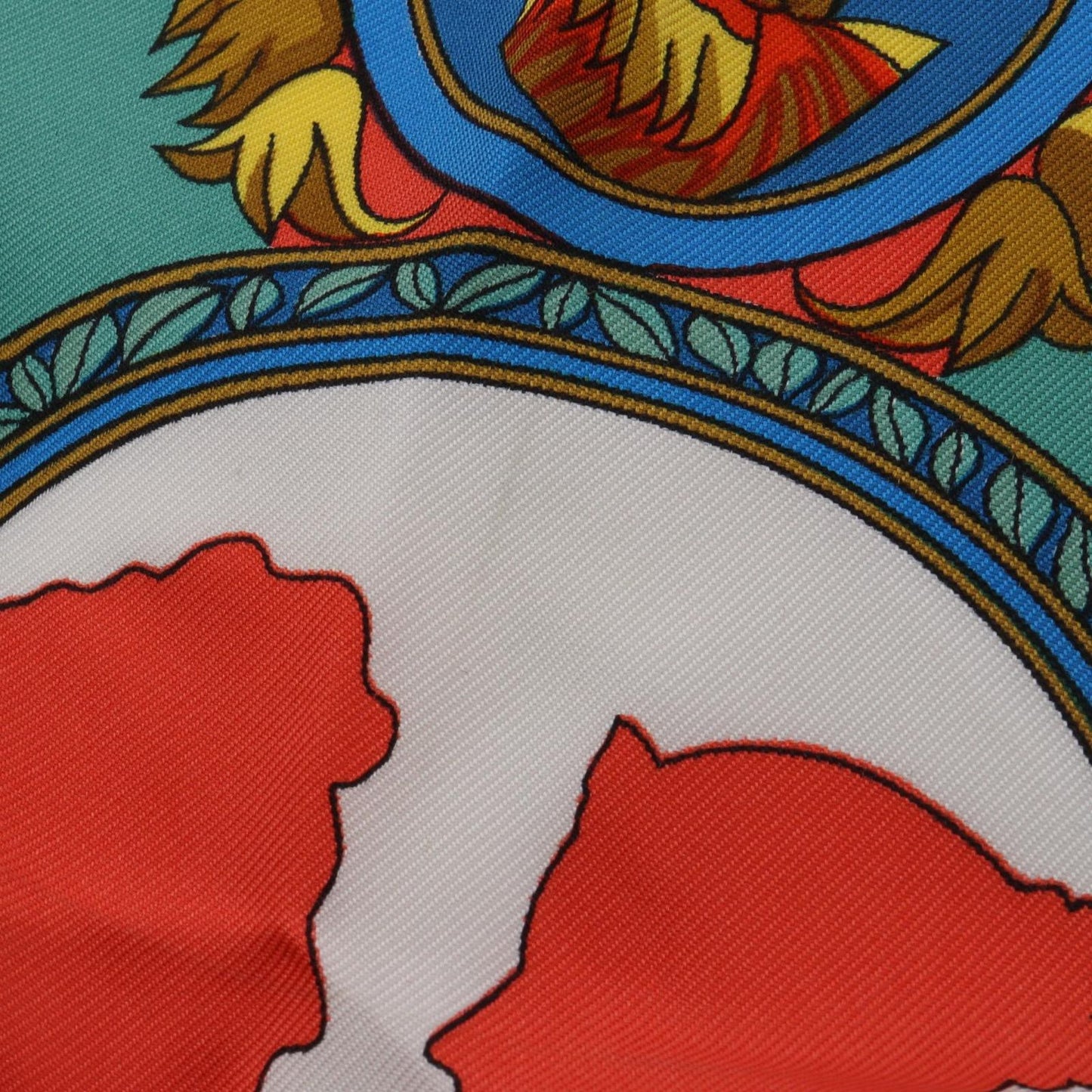 Hermes Scarf Carre 90 L'entente Cordiale Silk — view 5