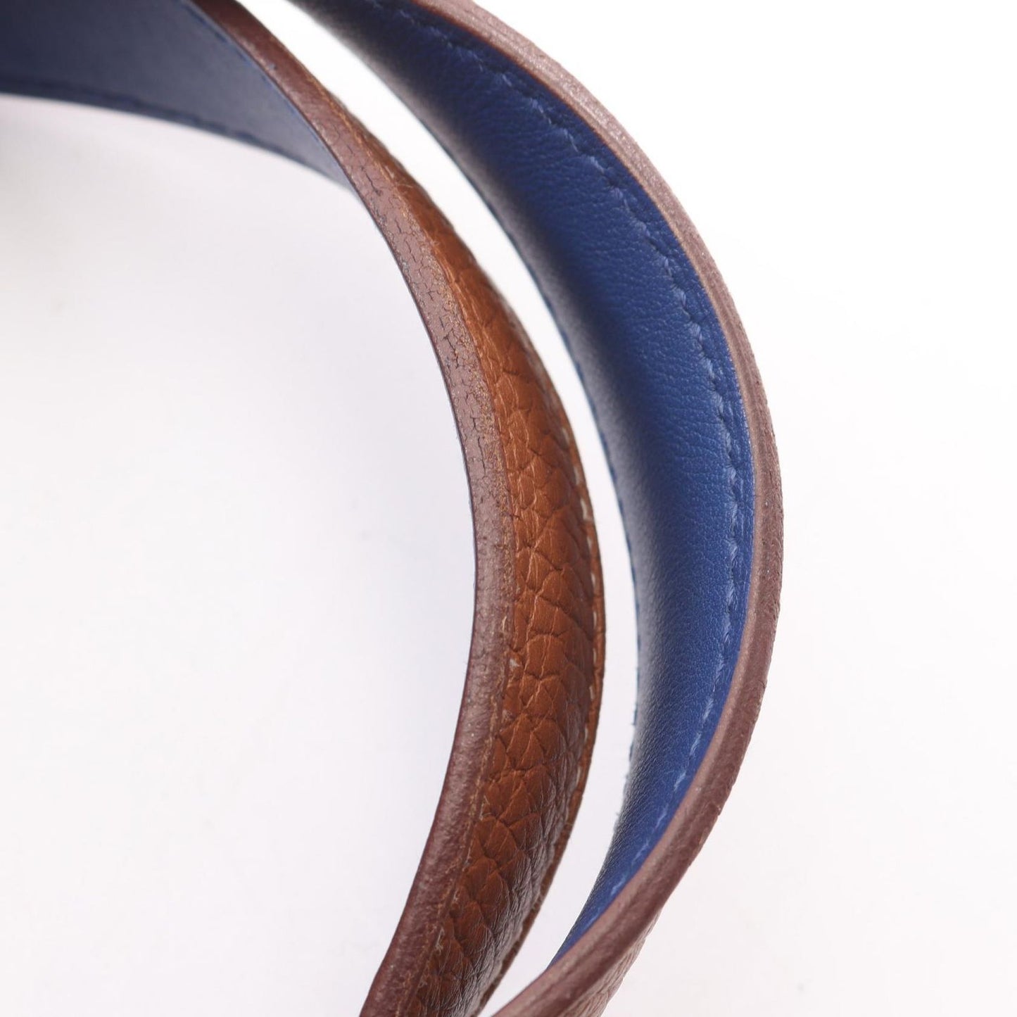 Hermes Handbag Picotin Lock PM ninela Gold Blue Leather — view 9