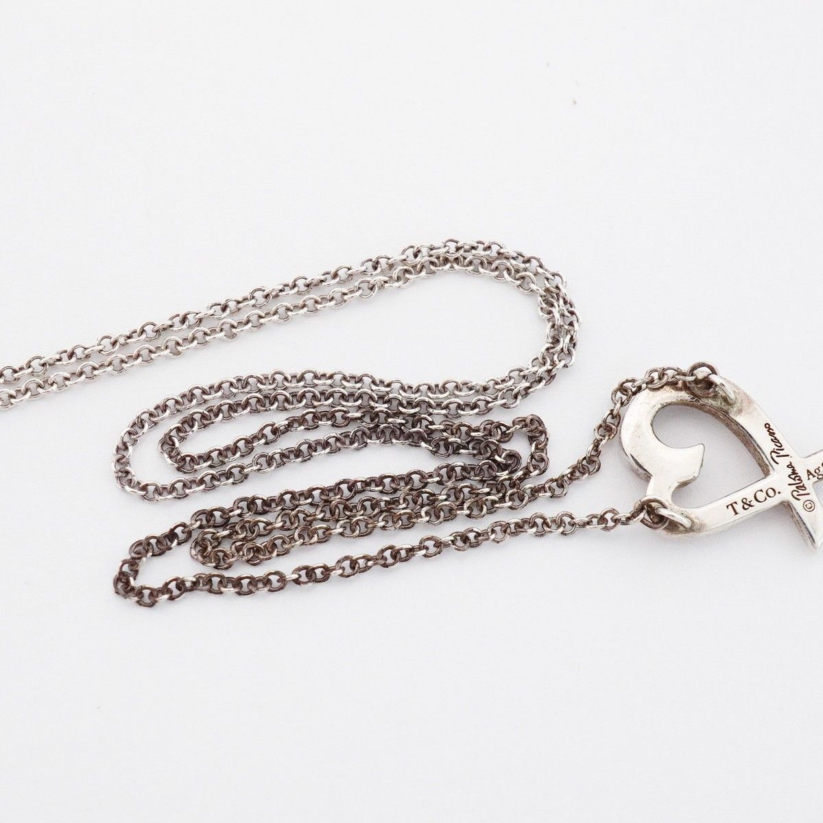 Tiffany & Co Necklace Loving Heart 925 Sterling Silver — view 9