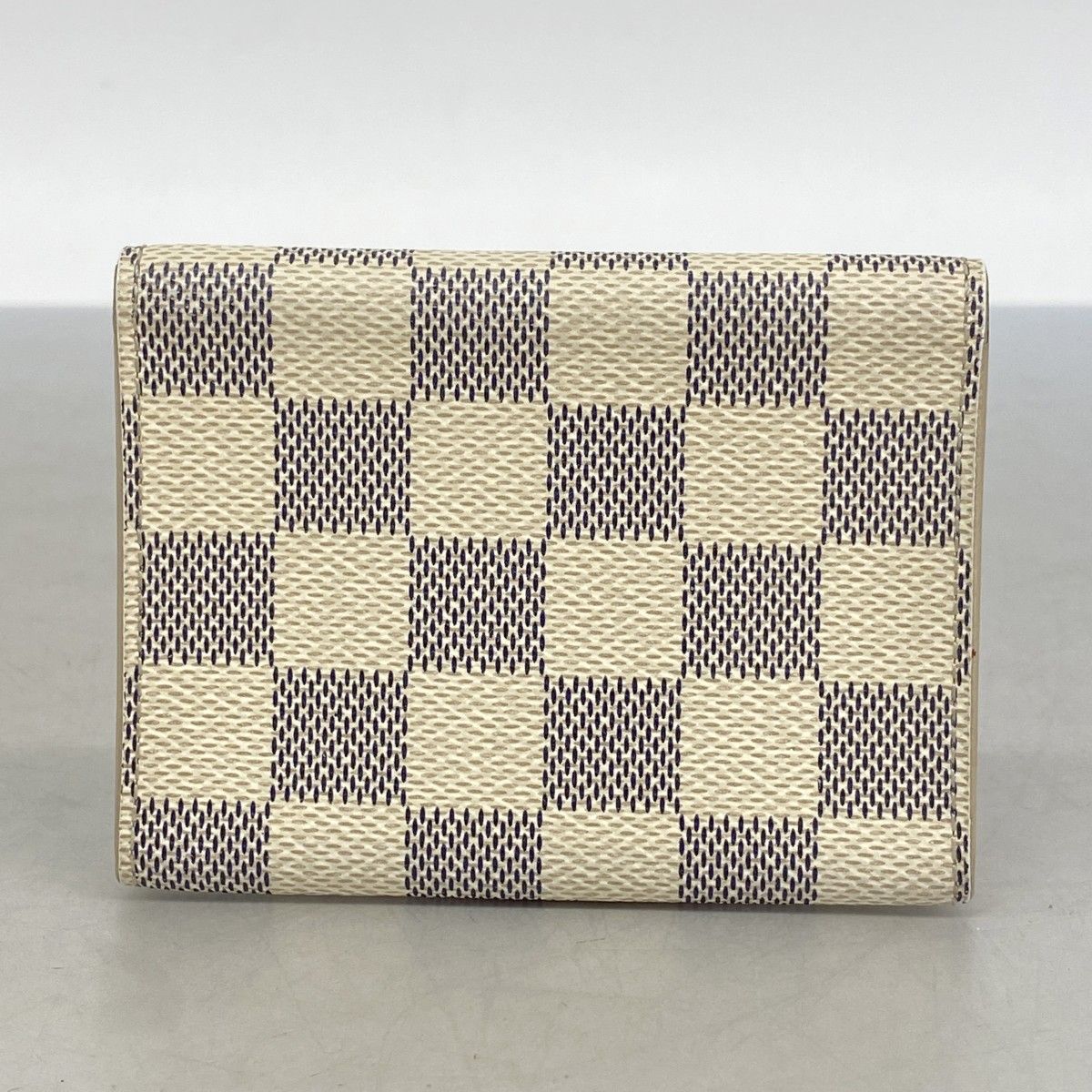 Louis Vuitton Card Case Damier Azur Business Holder White — view 7