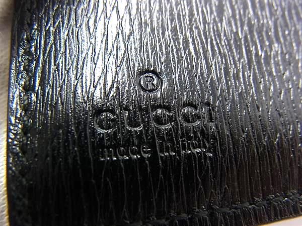 Gucci 035 Canvas Leather Wallet Coin Purse Black — view 6