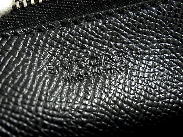 Bvlgari Bule Ninelasko Leather Wallet Coin Purse Black — view 6