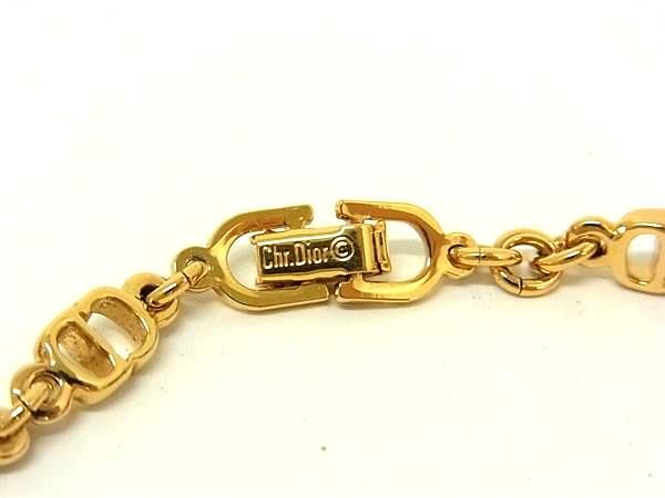 Dior o-le Vintage CD Logo Bracelet Gold — view 3