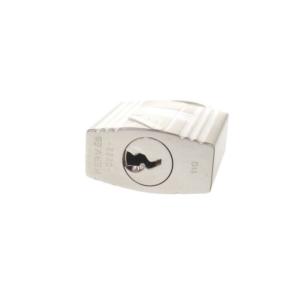 Hermes Herbag Clochette Cadena Key Leather Black Key Holder — view 5