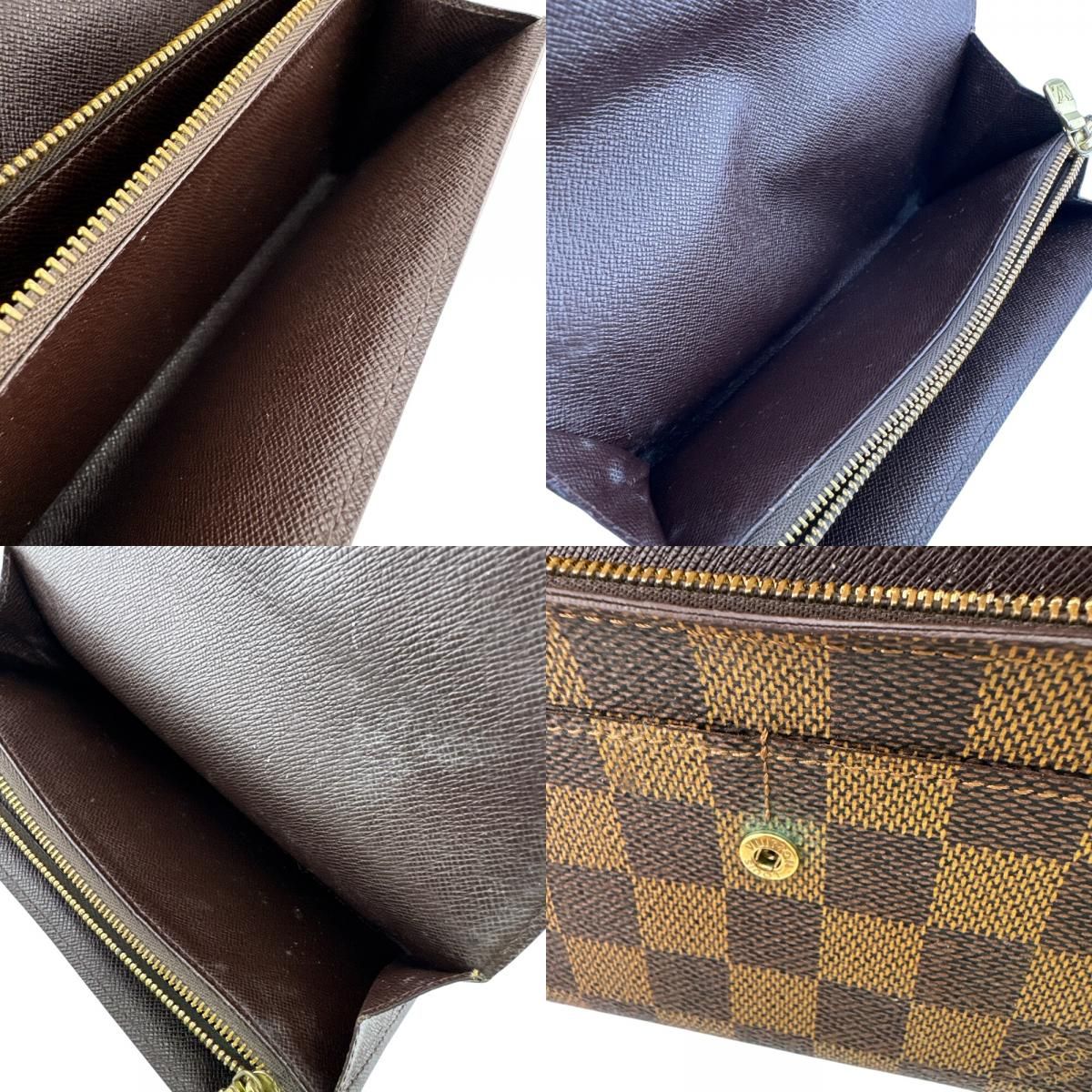 Louis Vuitton Vintage Bifold Porte-Monnaie Cles Damier — view 8