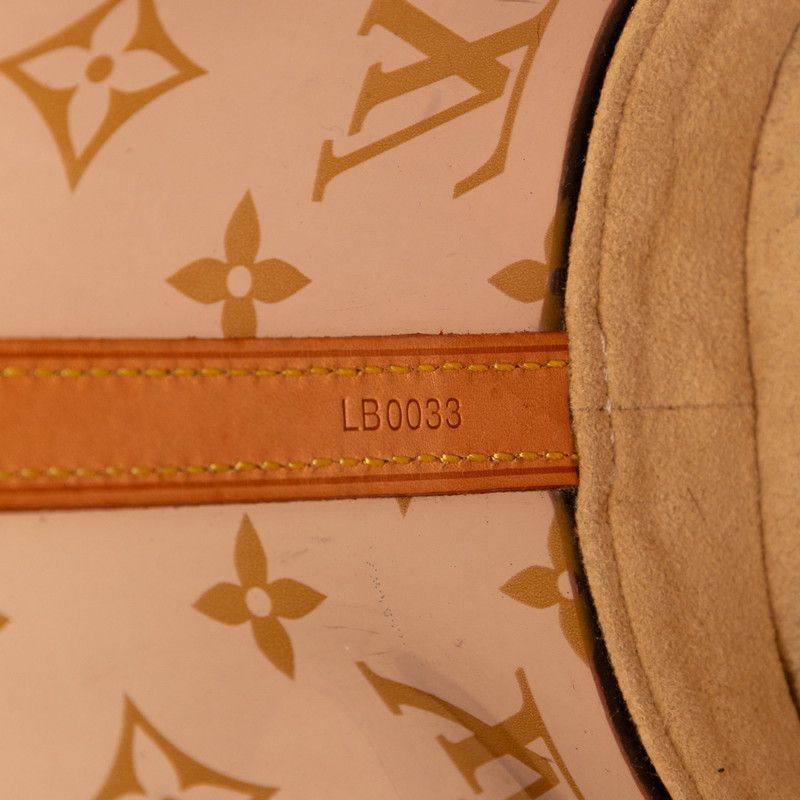 Louis Vuitton Monogram PM Handbag Brown Beige Vinyl Leather — view 7