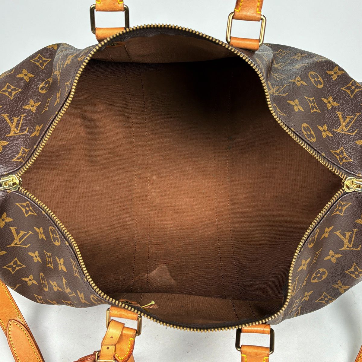Louis Vuitton Keepall Bandouliere 45 Monogram Brown — view 9