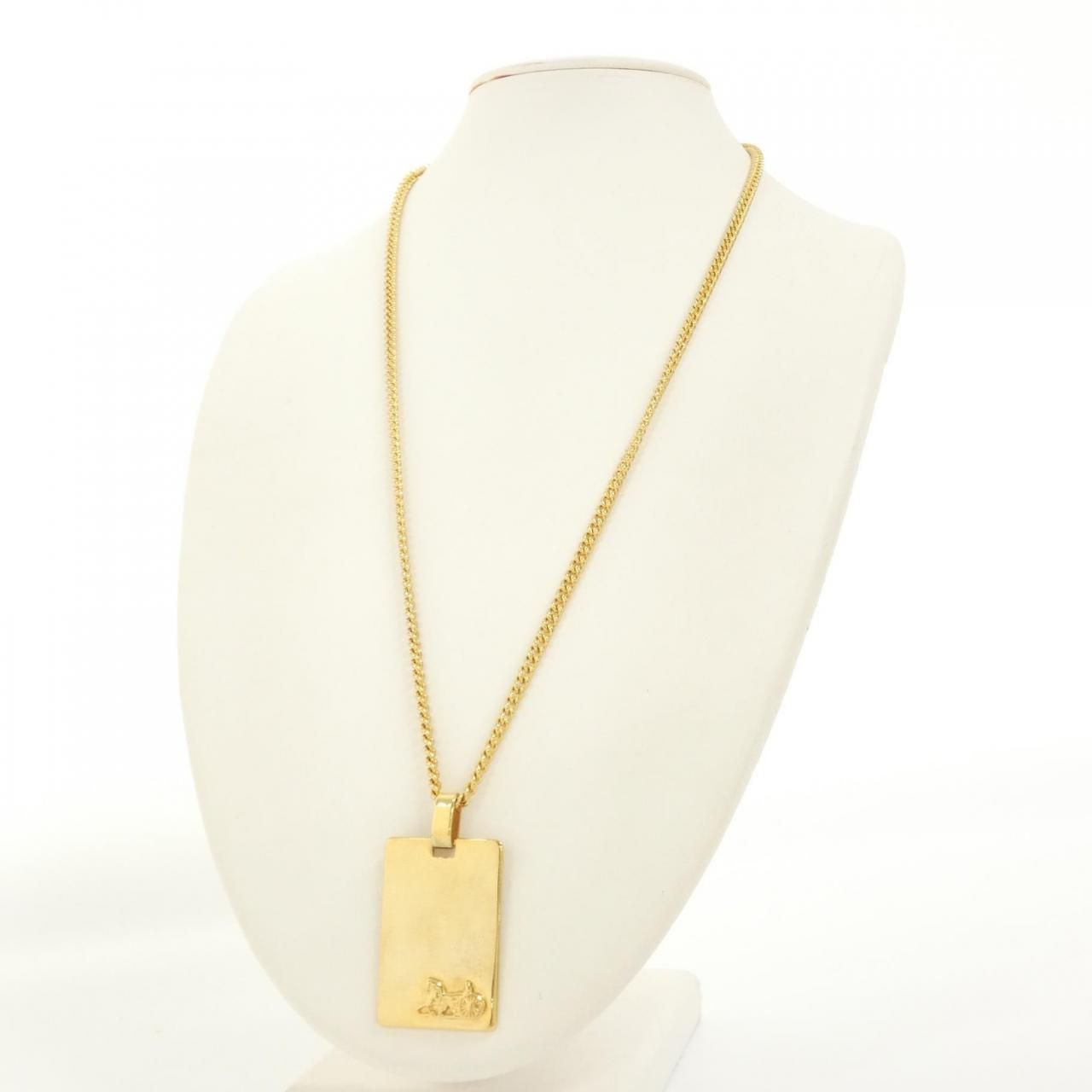 Celine Vintage Necklace Gold — view 5
