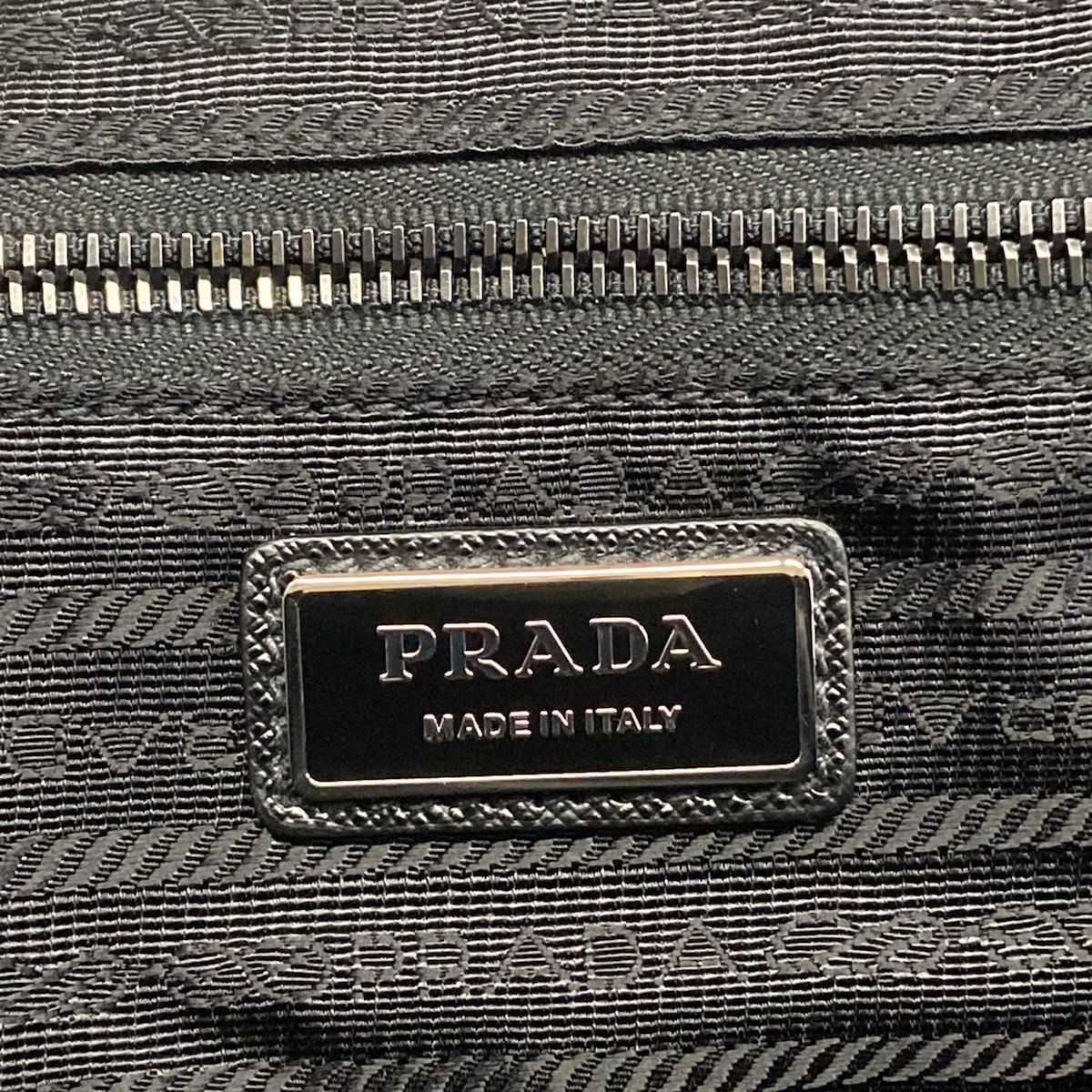 Prada Black Leather Backpack — view 9