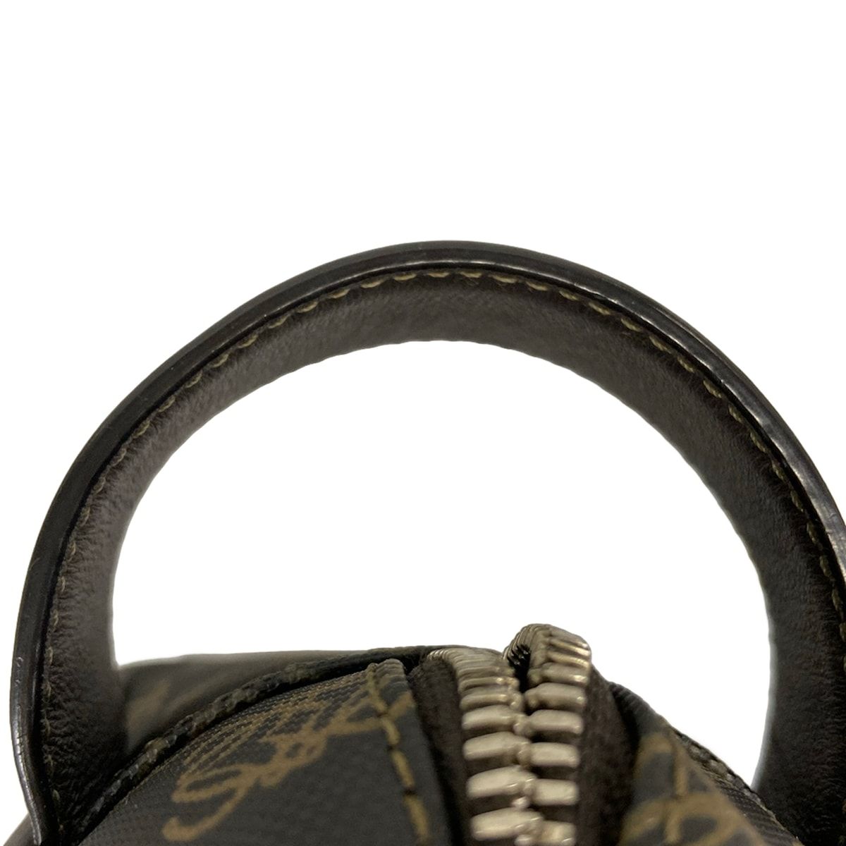 Loewe Anagram Pattern 306.84.006 Da Ninebrown Beige Leather Shoulder Bag — view 9