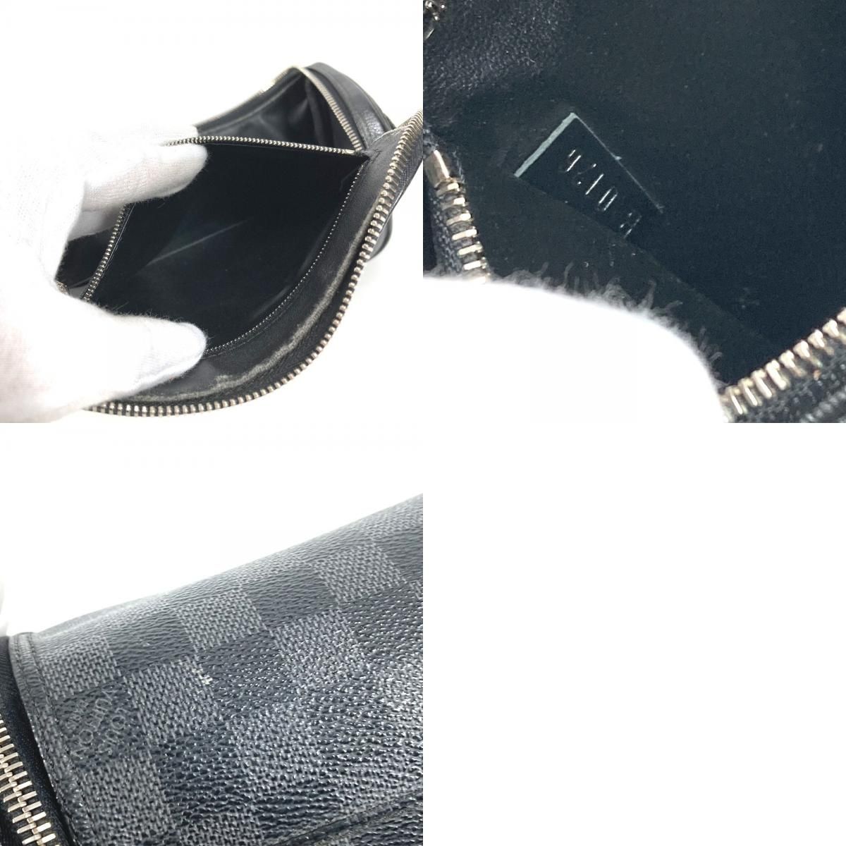 Louis Vuitton Pouch Toilet Damier Graphite Canvas Black — view 9