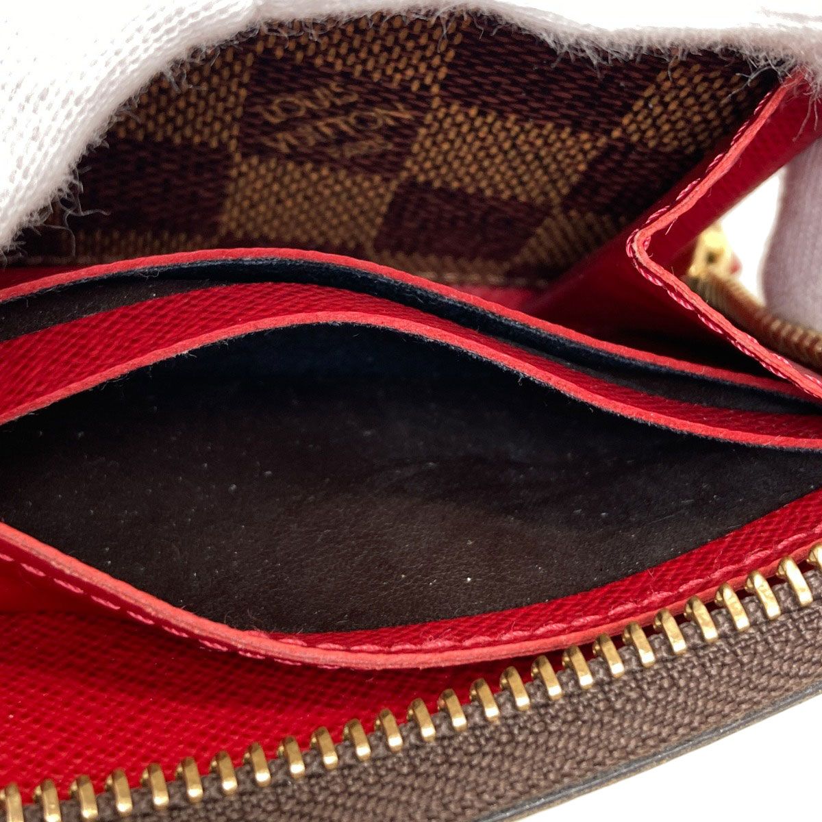 Louis Vuitton Portefeuille Clemence Wallet Damiercanvas — view 9