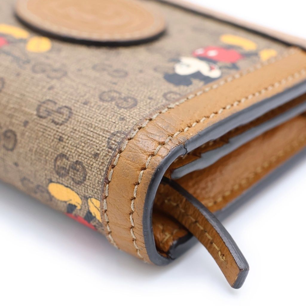 Gucci Disney Interlocking Card Case Brown — view 6