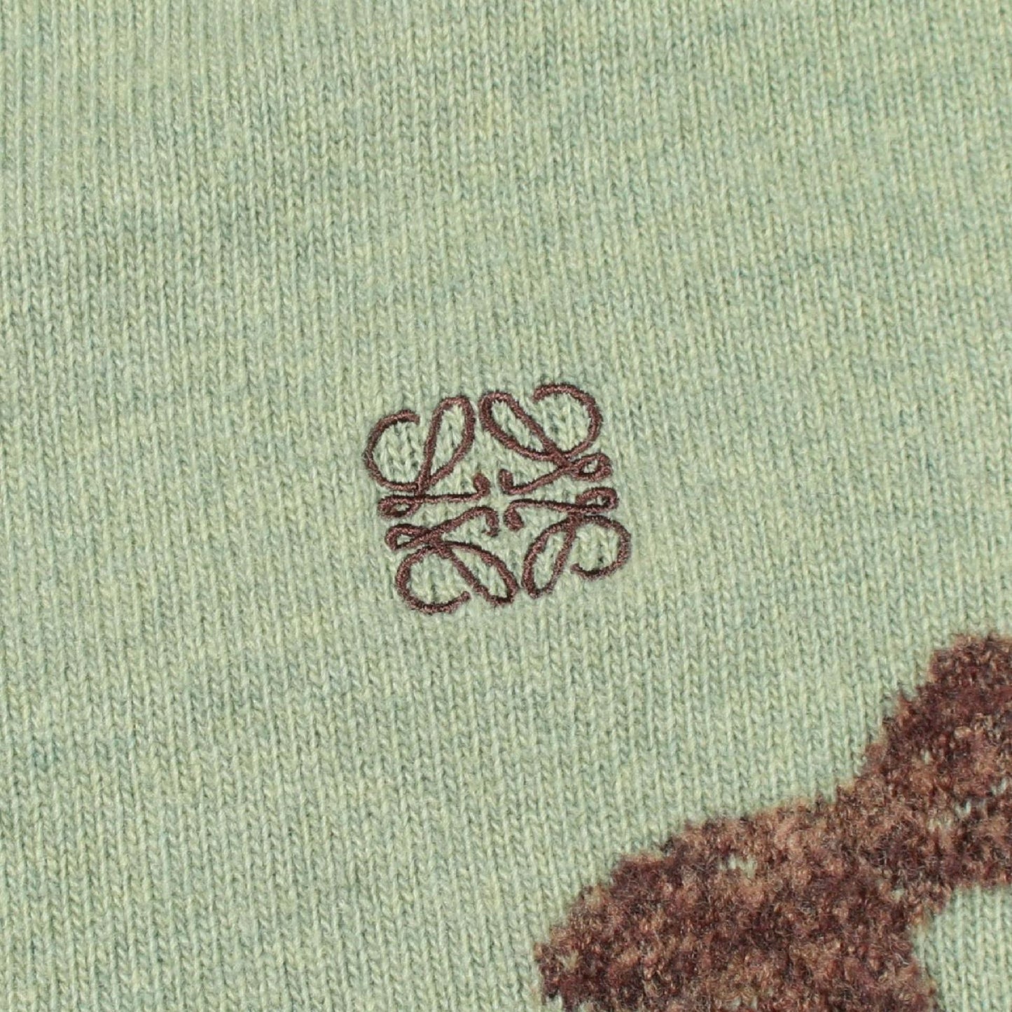 Loewe Deer T-Shirt Cardigan Green — view 7