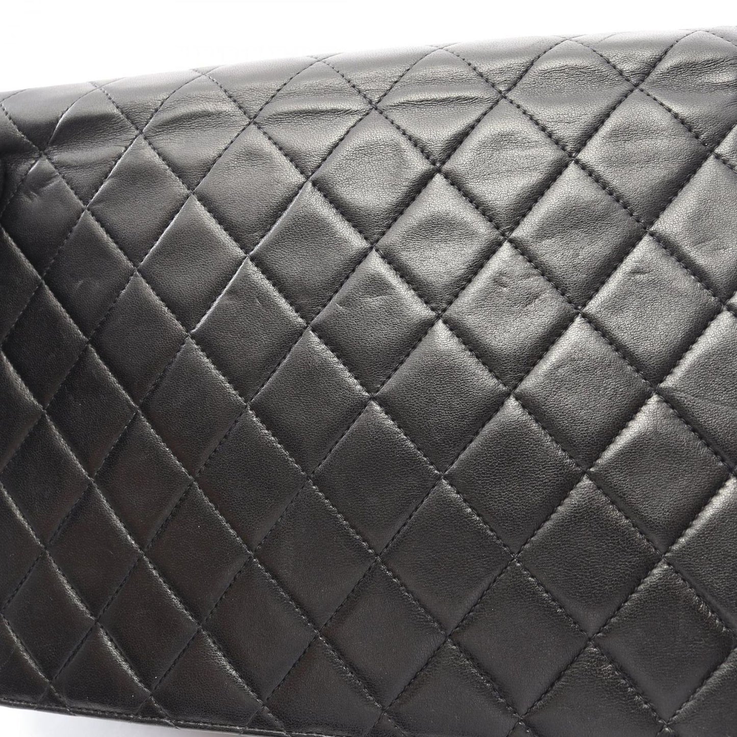 Chanel Shoulder Bag Quilted lela Sbnine Black Lambskin Che — view 9