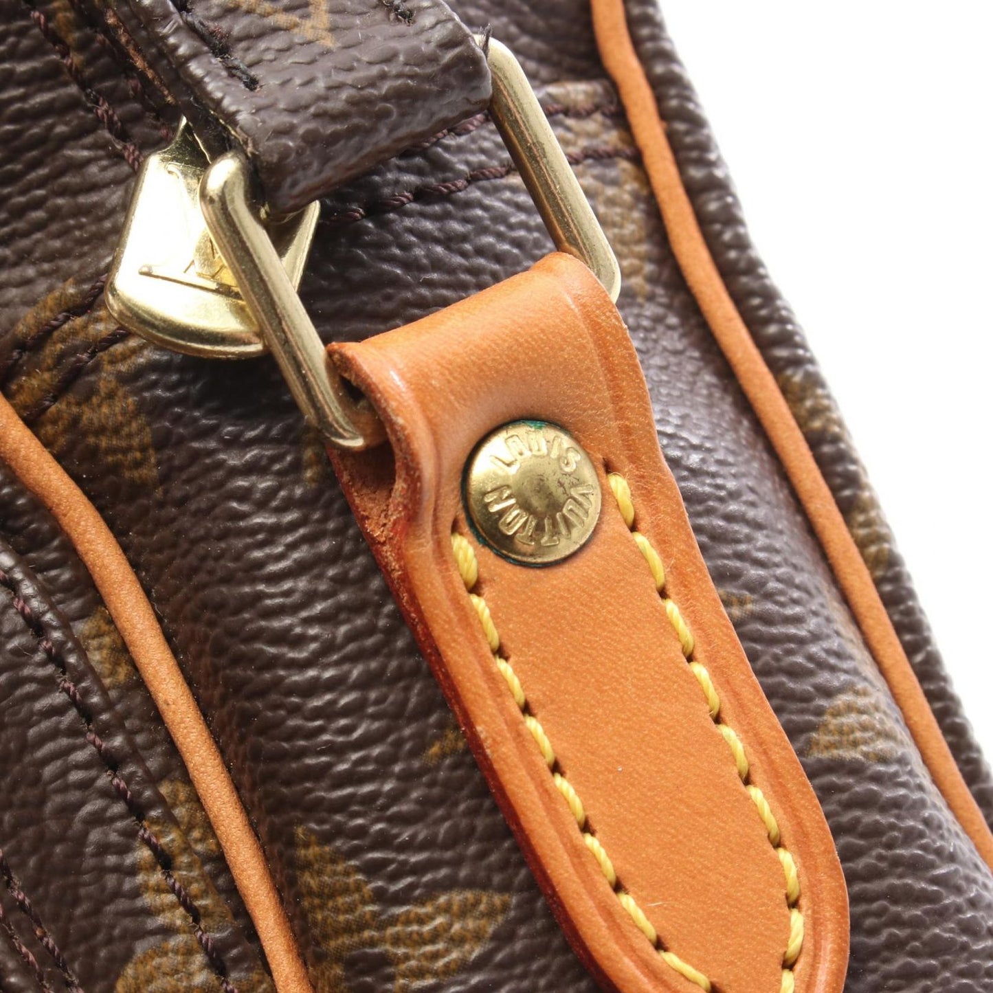 Louis Vuitton Shoulder Bag Amazon Canvas Leather — view 9