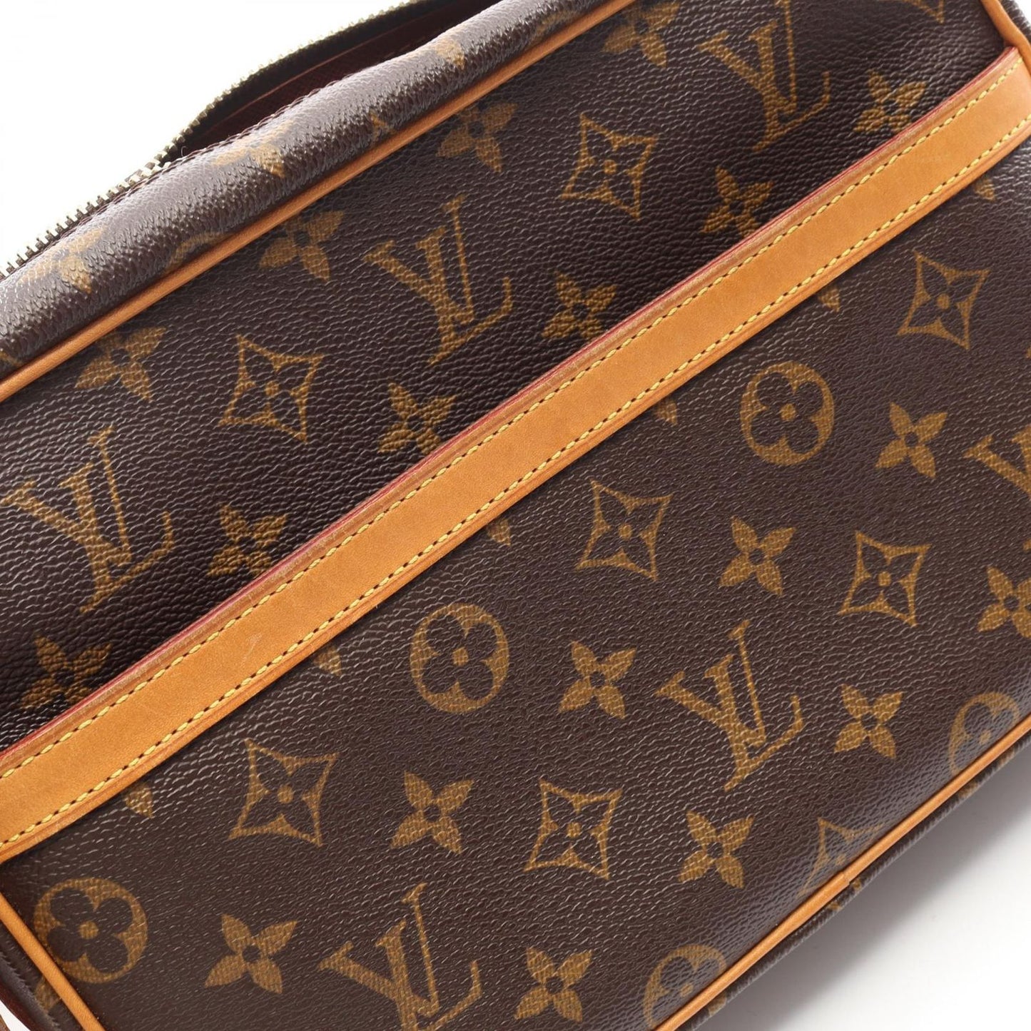 Louis Vuitton Shoulder Bag Trocadero Co Ting Canvas Leather 27 — view 9