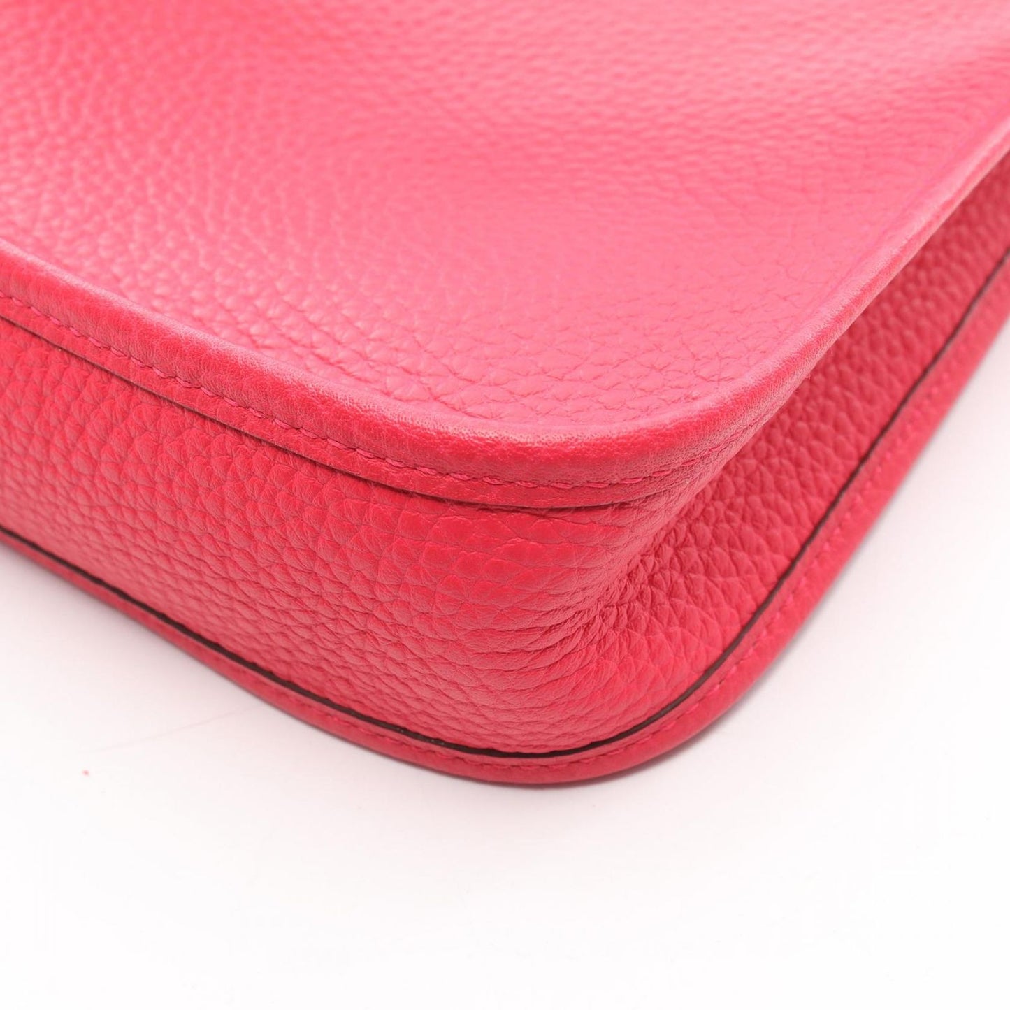 Hermes Shoulder Bag Evelyne Amazon TPM Rose Leather — view 6