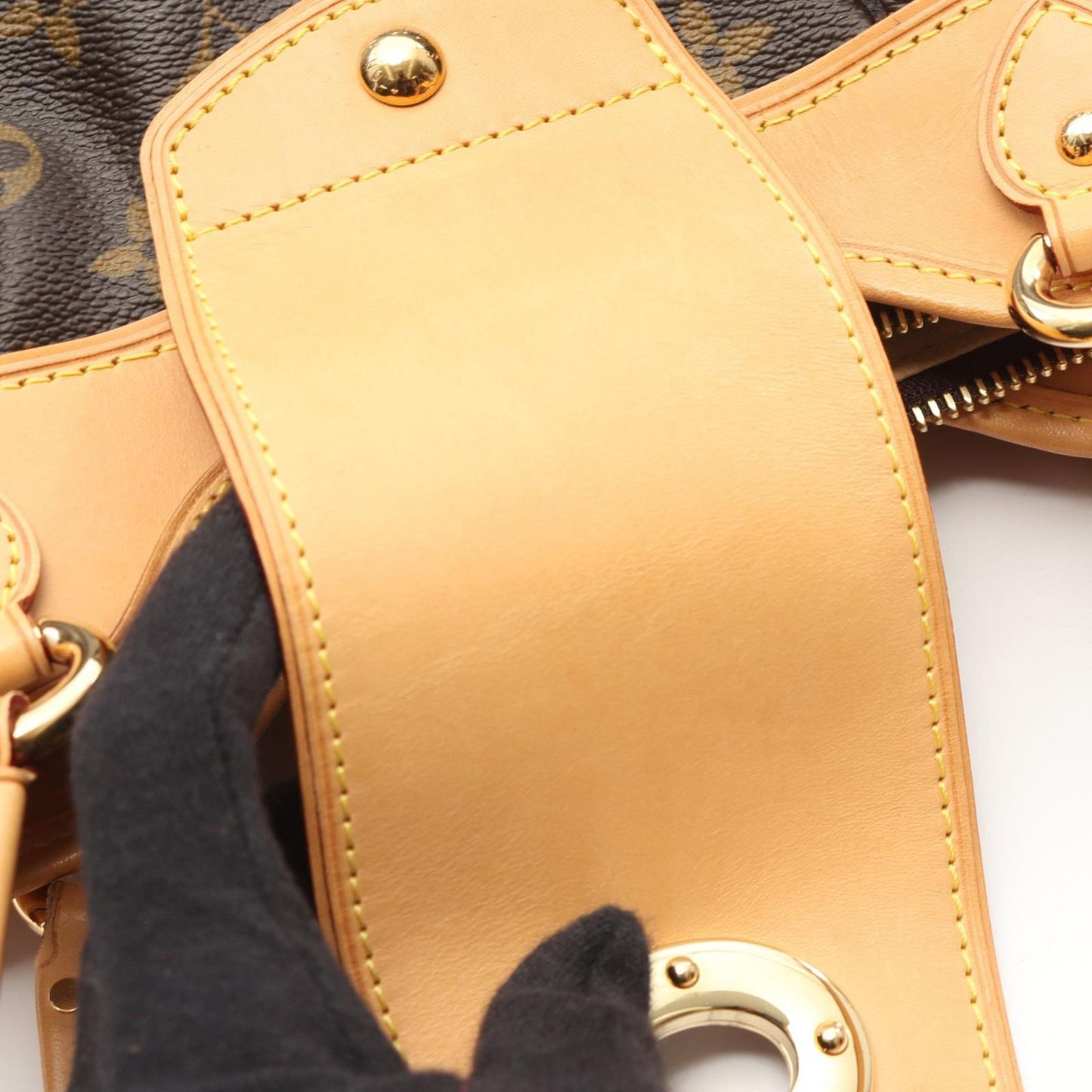 Louis Vuitton Shoulder Bag Boetie MM Canvas Leather — view 9