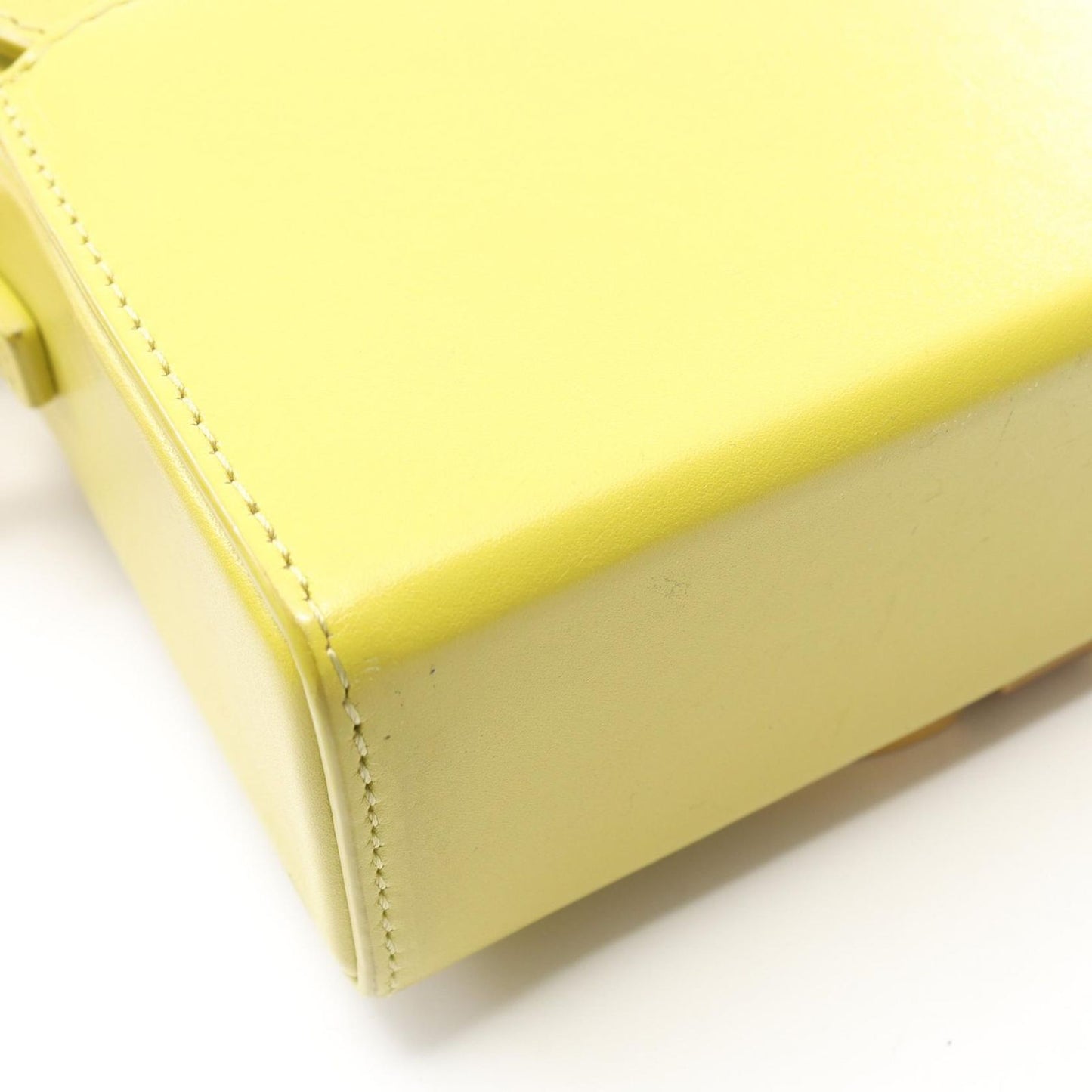 Dior Shoulder Bag 30 Montaigne Yellow Green Leather 30 — view 9
