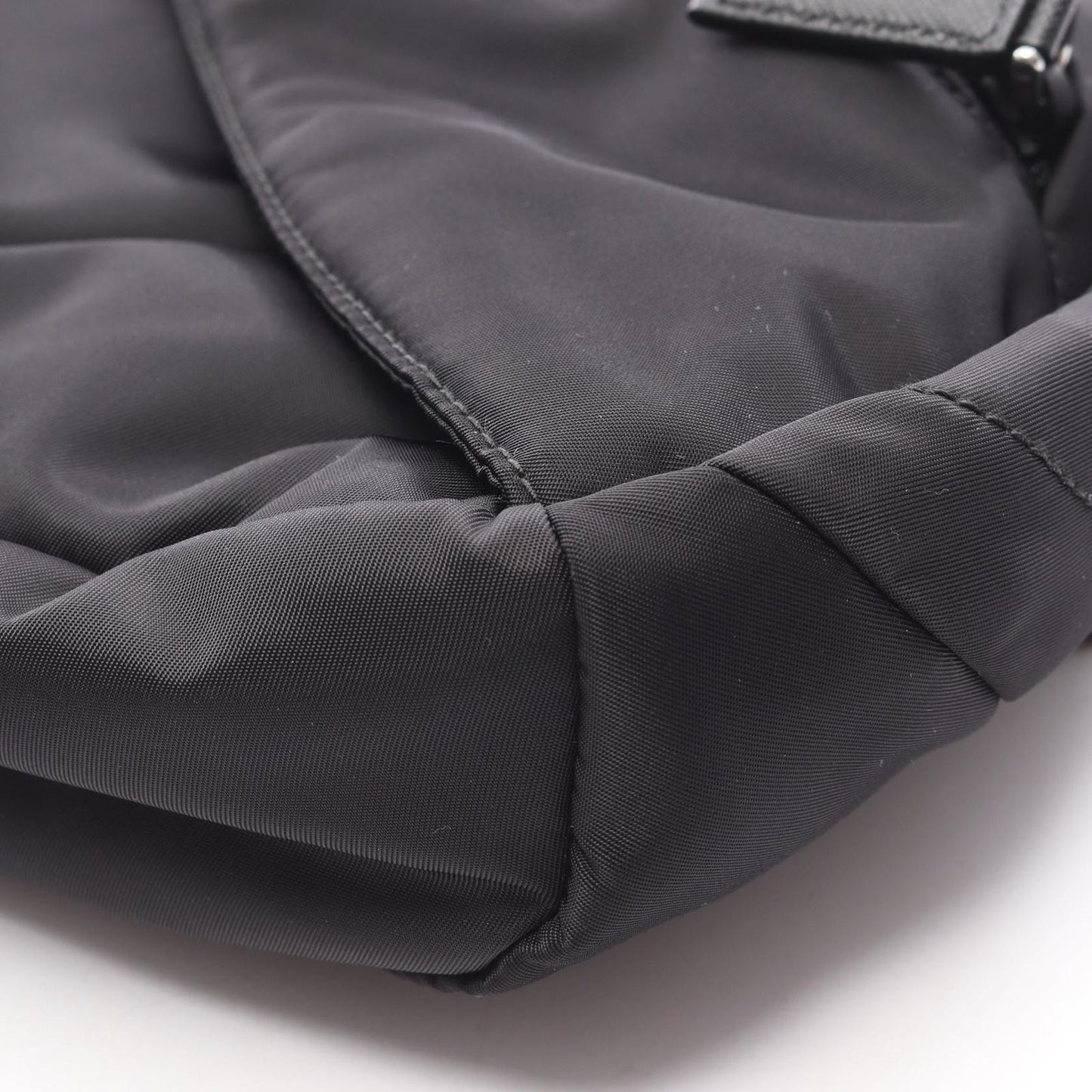 Prada Waist Bag Re-Nylon Black Nylon Triangle Logo — view 5