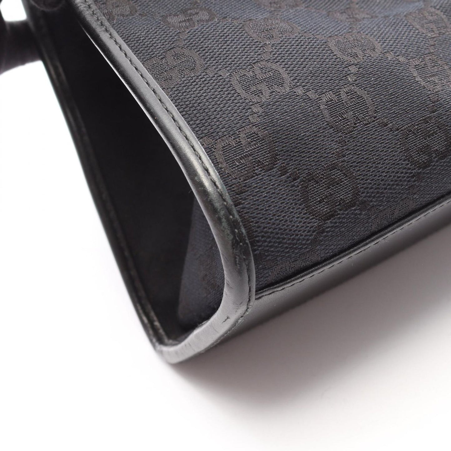 Gucci Shoulder Bag Jackie GG Canvas 002 Black — view 9
