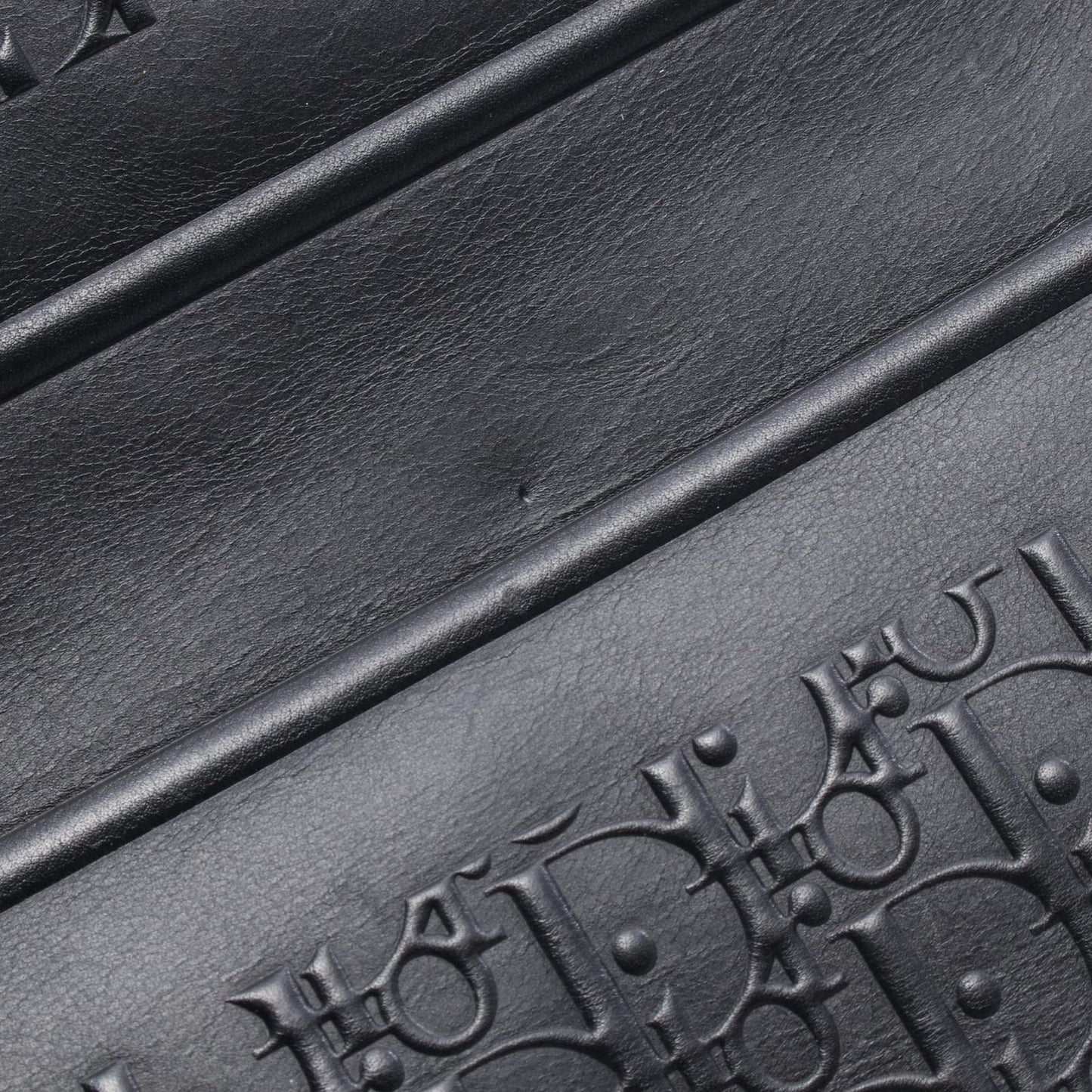 Dior Tote Book Oblique Black Leather Small — view 7