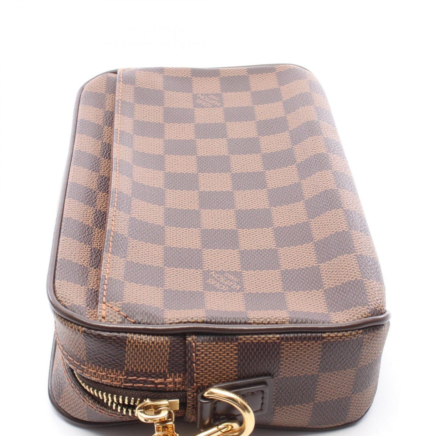 Louis Vuitton Clutch Pochette Saint Paul Damier Ebene Canvas Leather — view 7
