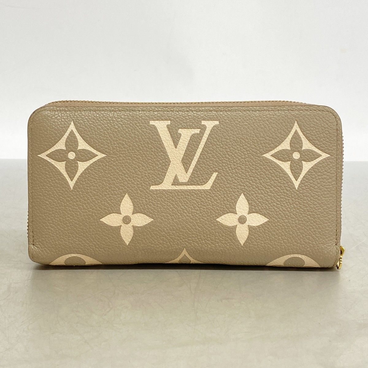 Louis Vuitton Wallet Monogram Empreinte Bicolor Zippy Tourterelle Cles — view 9