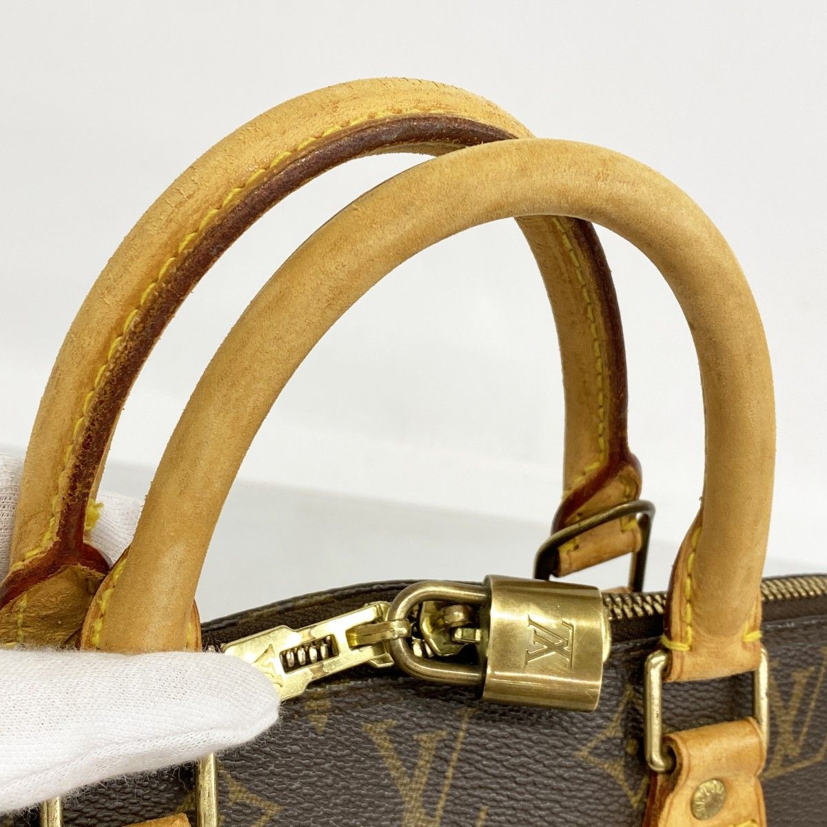 Louis Vuitton Handbag Monogram Alma Brown — view 9