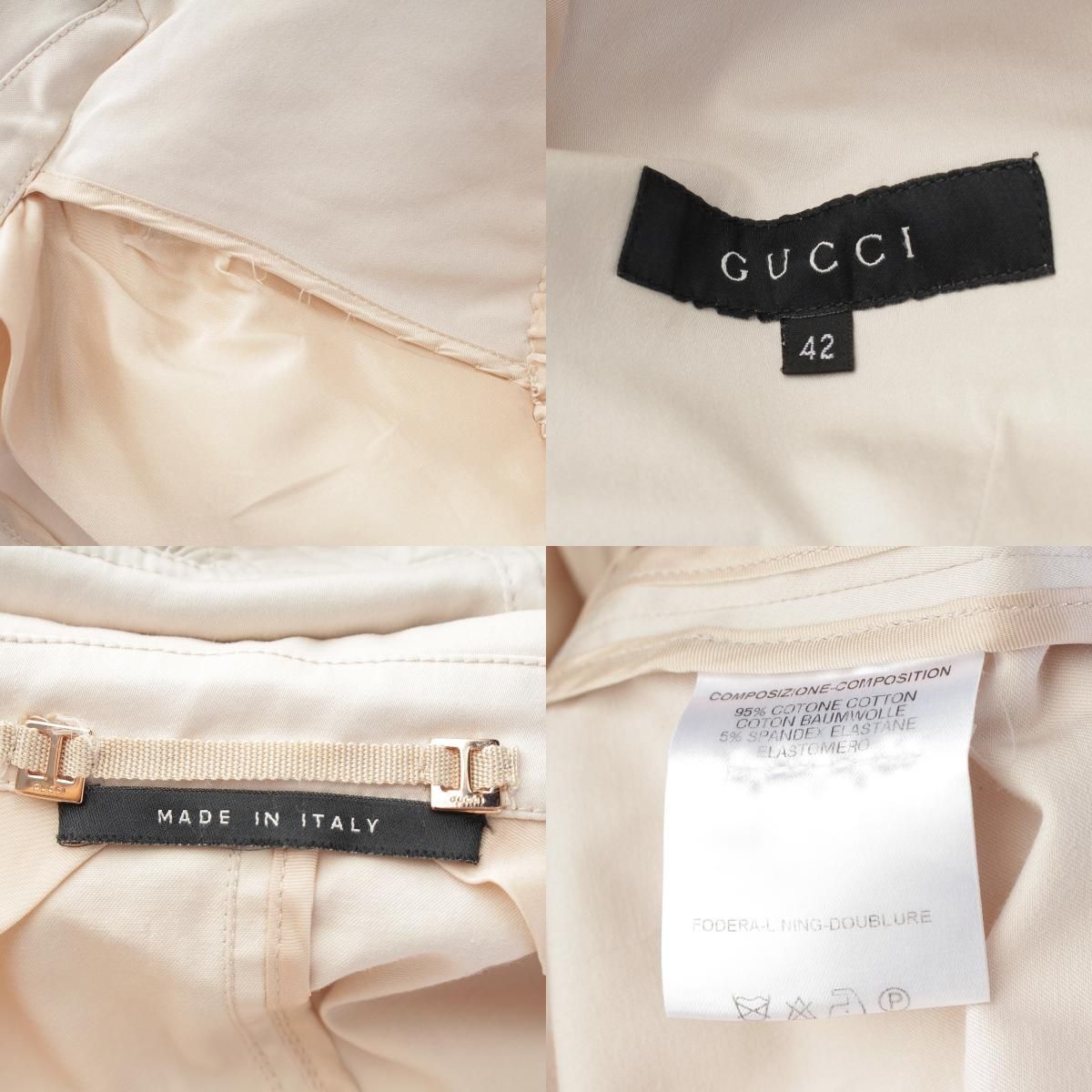 Gucci Era Laleto Dejacket Beige 42 Jacket — view 9