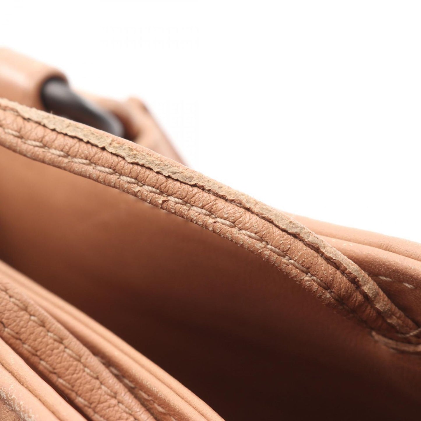 Bottega Veneta Tote Intrecciato Pink Beige Leather — view 9