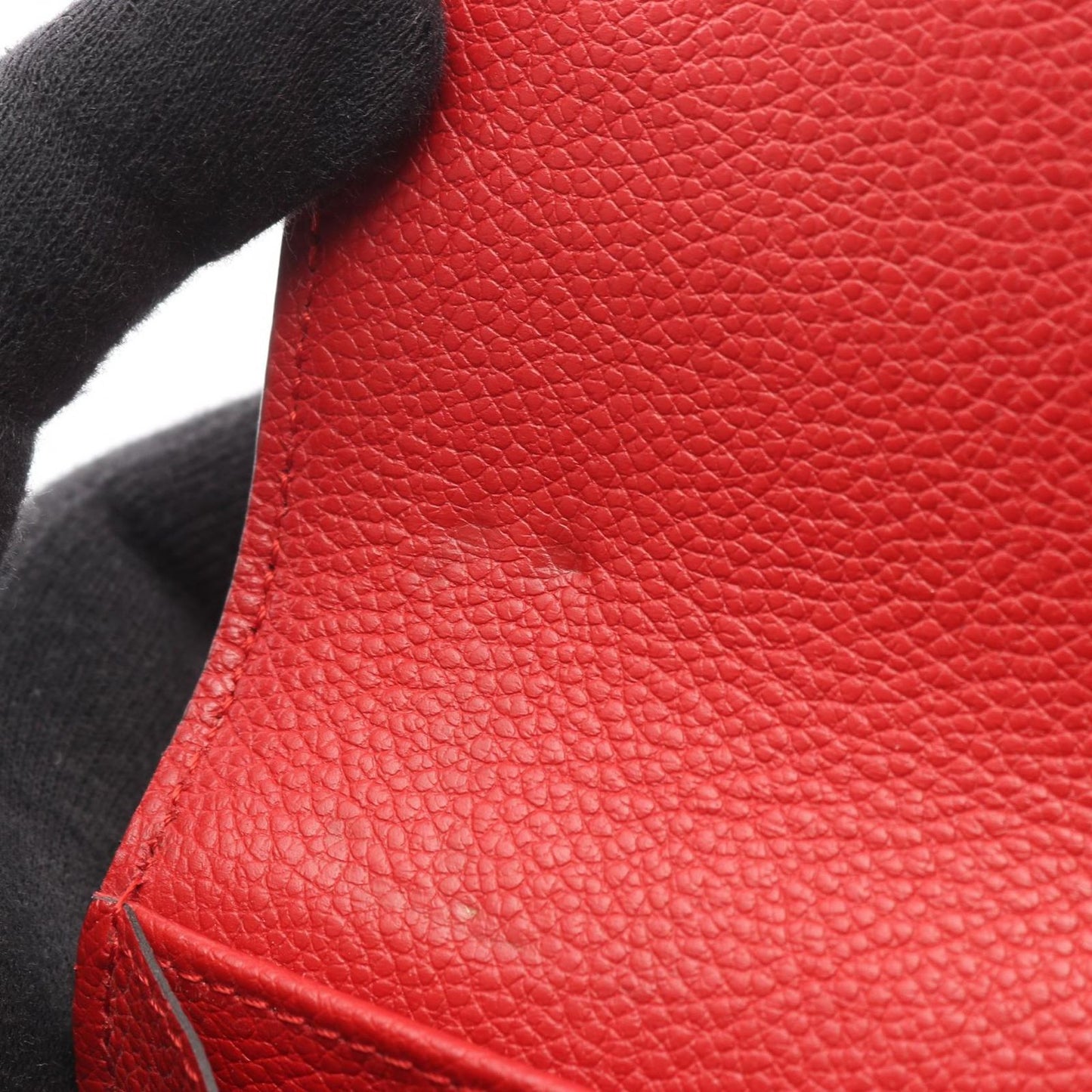 Louis Vuitton Bifold Wallet Portefeuille Sarah Cerise Leather — view 9