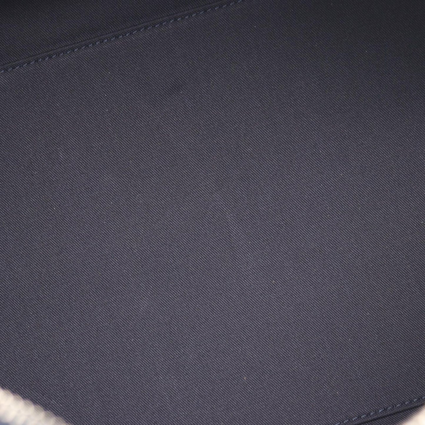 Dior Boston Bag Tears Lango 50 Oblique 2-Way Navy Gray Canvas Leather Piece Sign — view 7