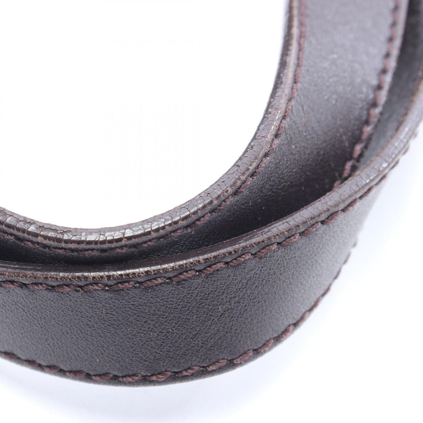 Fendi Tote Zucchino Brown Canvas Leather — view 8