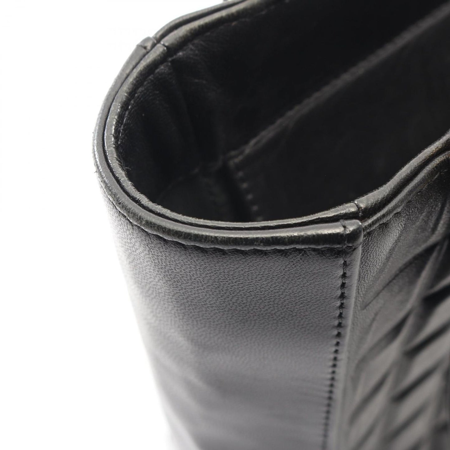 Chanel Tote Choco Bar Black Lambskin Bar — view 9