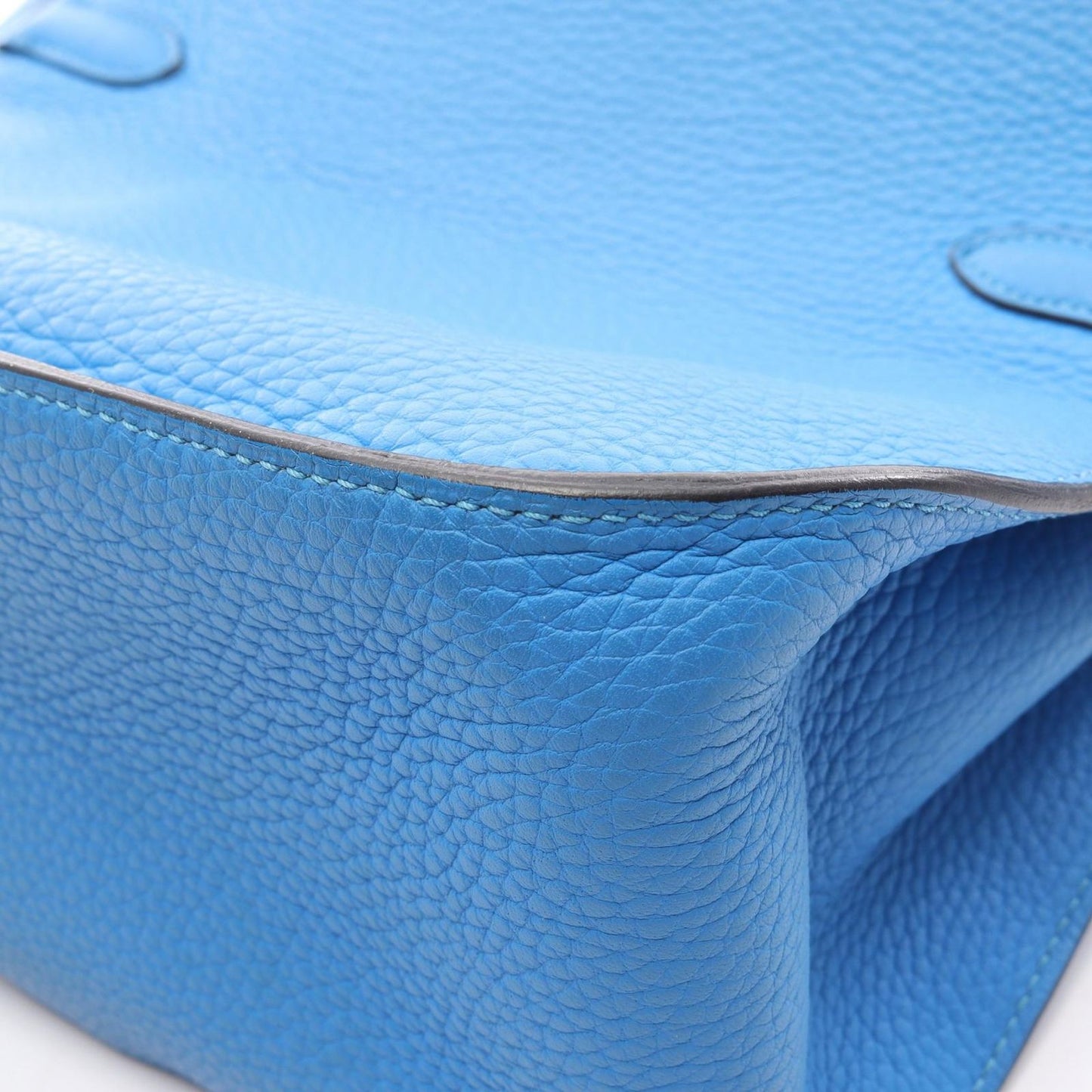 Hermes Shoulder Bag Gypsiel 28 Blue Hydra — view 9
