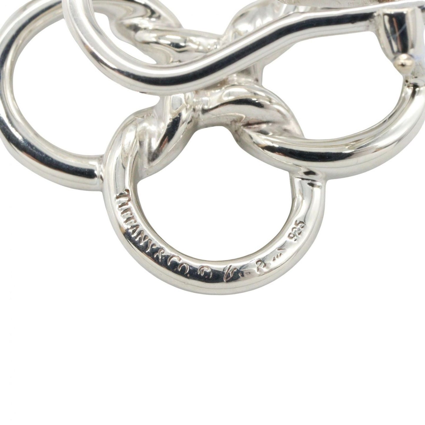 Tiffany & Co Earrings Quadro Folio 925 Sterling Silver — view 4