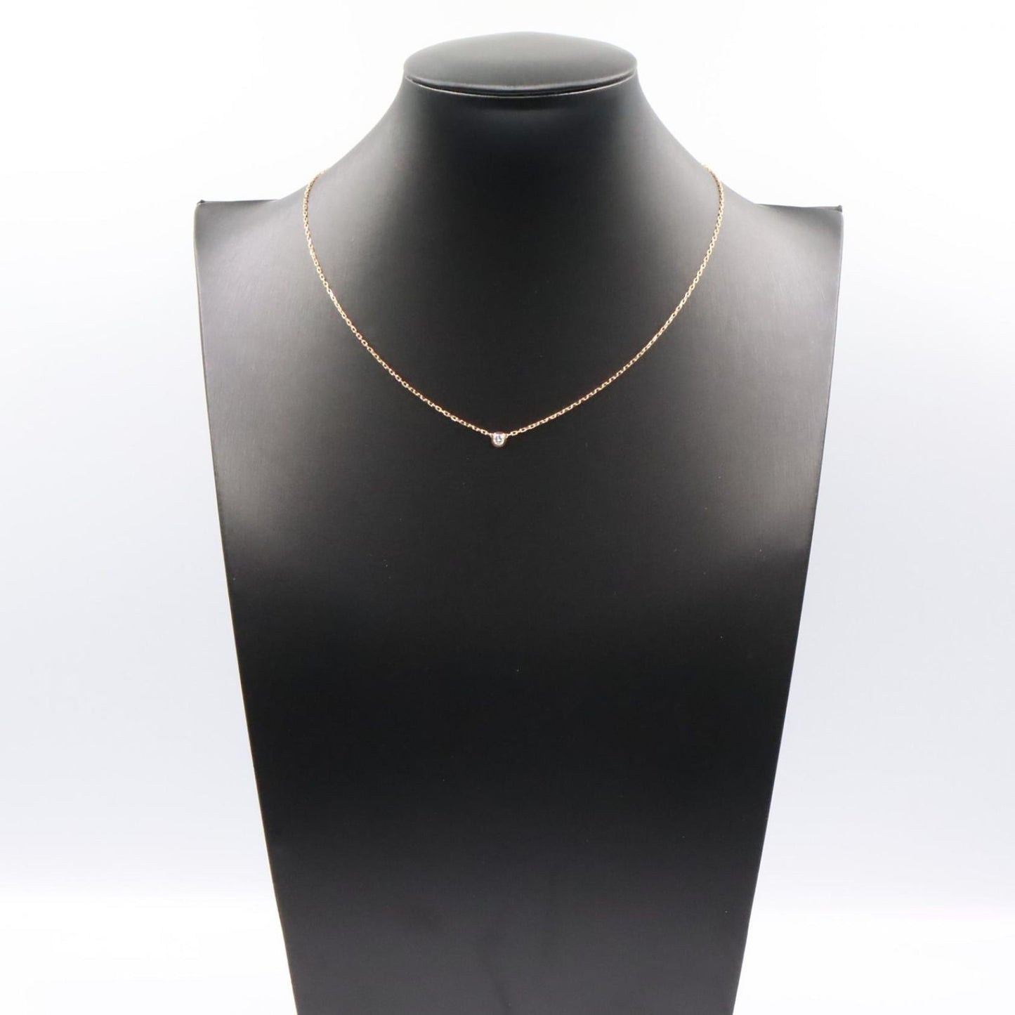 Cartier Necklace Damier SM 37.5 41 cm 18k Pink Gold Diamond — view 6
