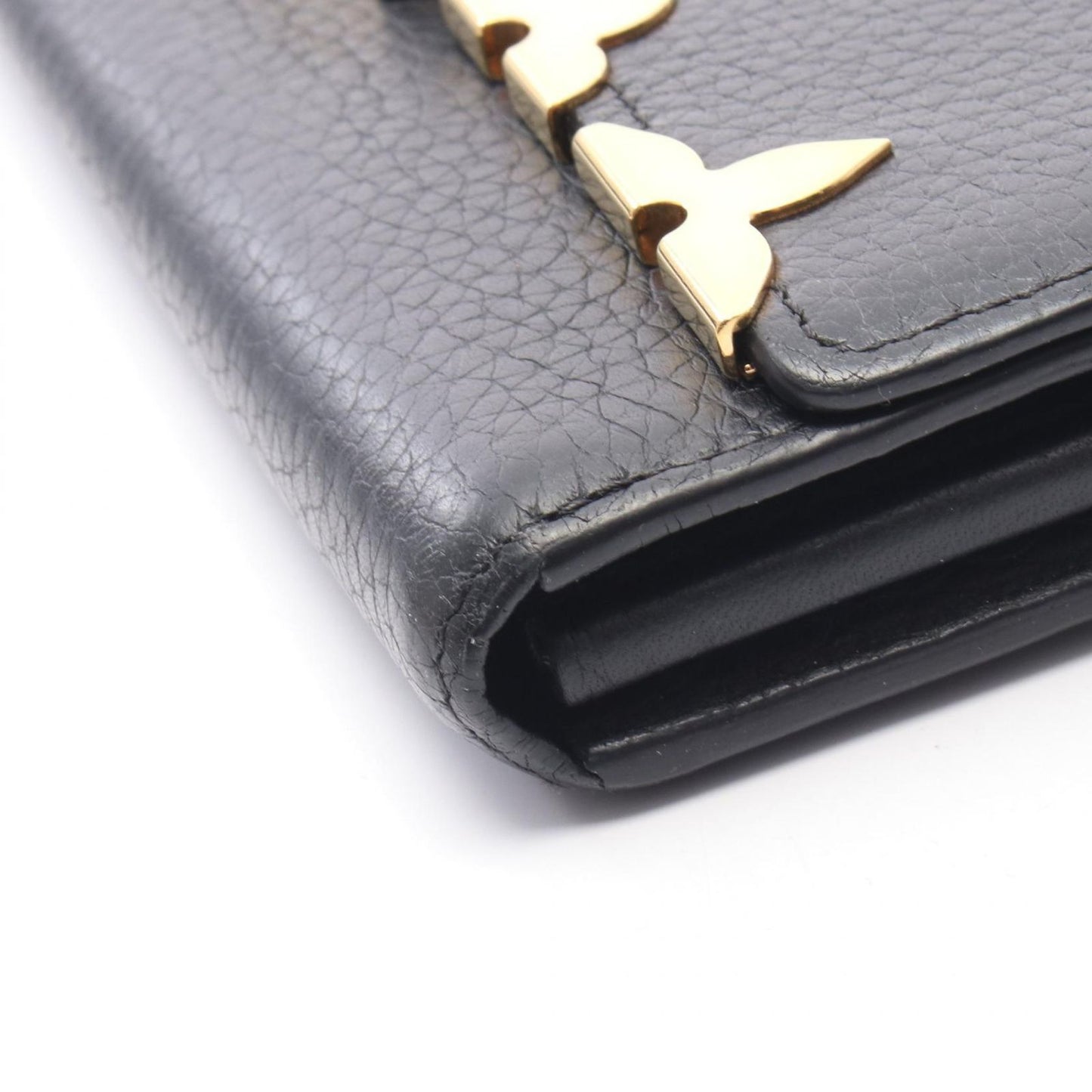 Louis Vuitton Bifold Wallet Portefeuille Capucines Noir — view 9
