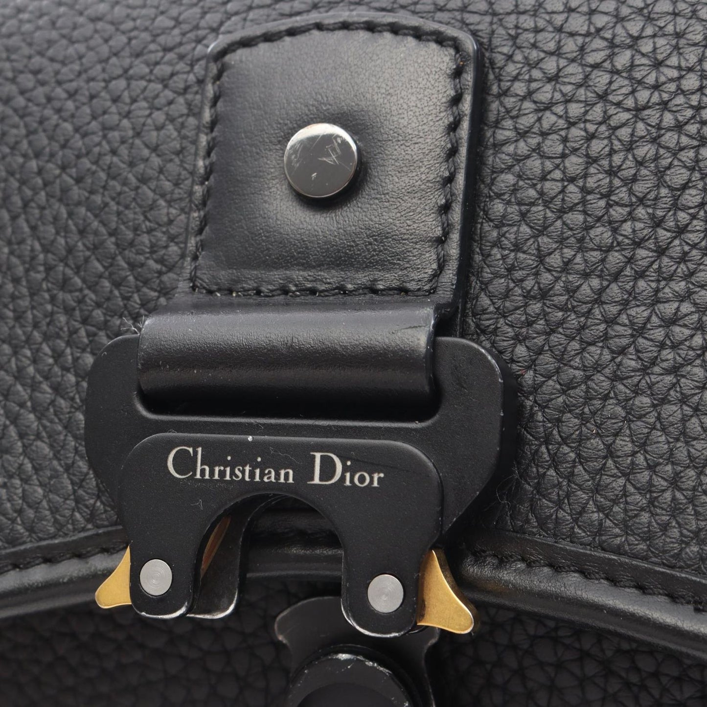 Dior Shoulder Bag Gallop Black Leather — view 9