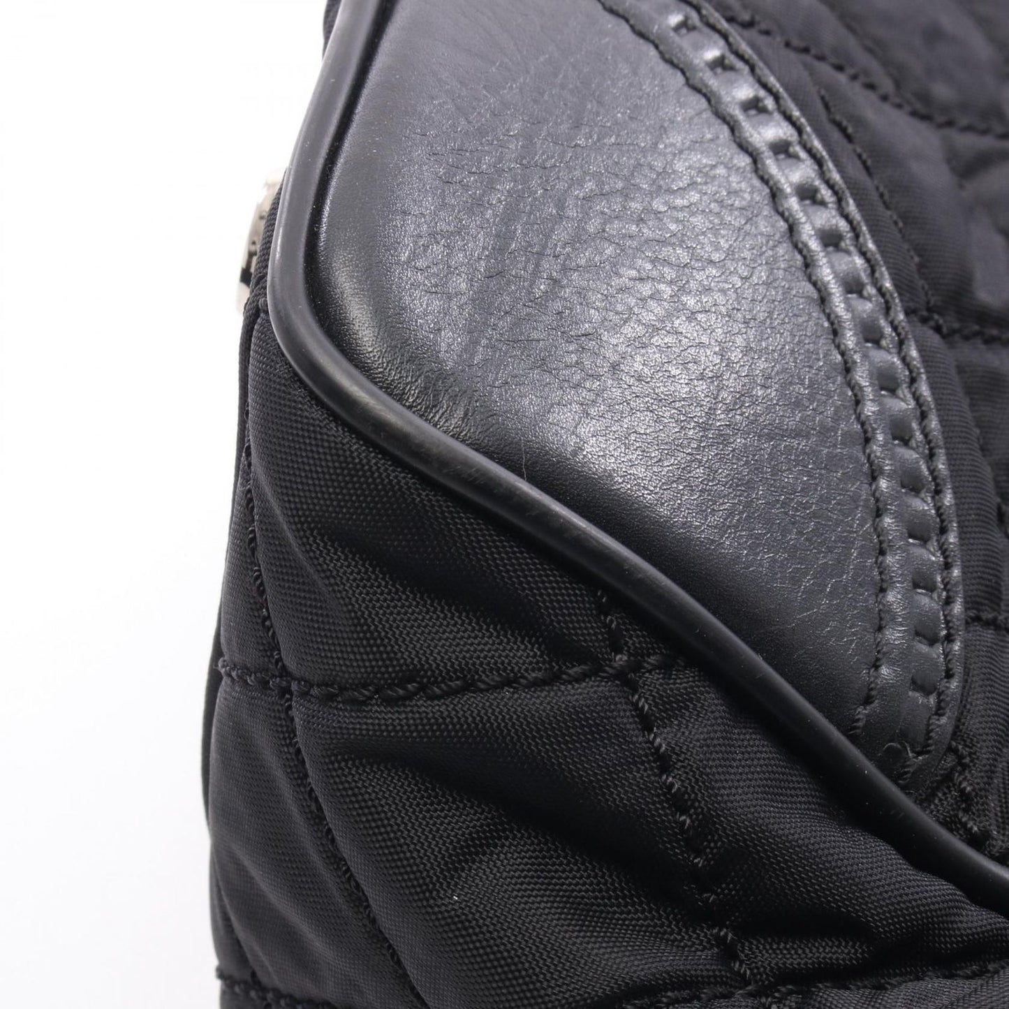 Chanel Tote Paris New York Line Black Nylon Leather — view 7