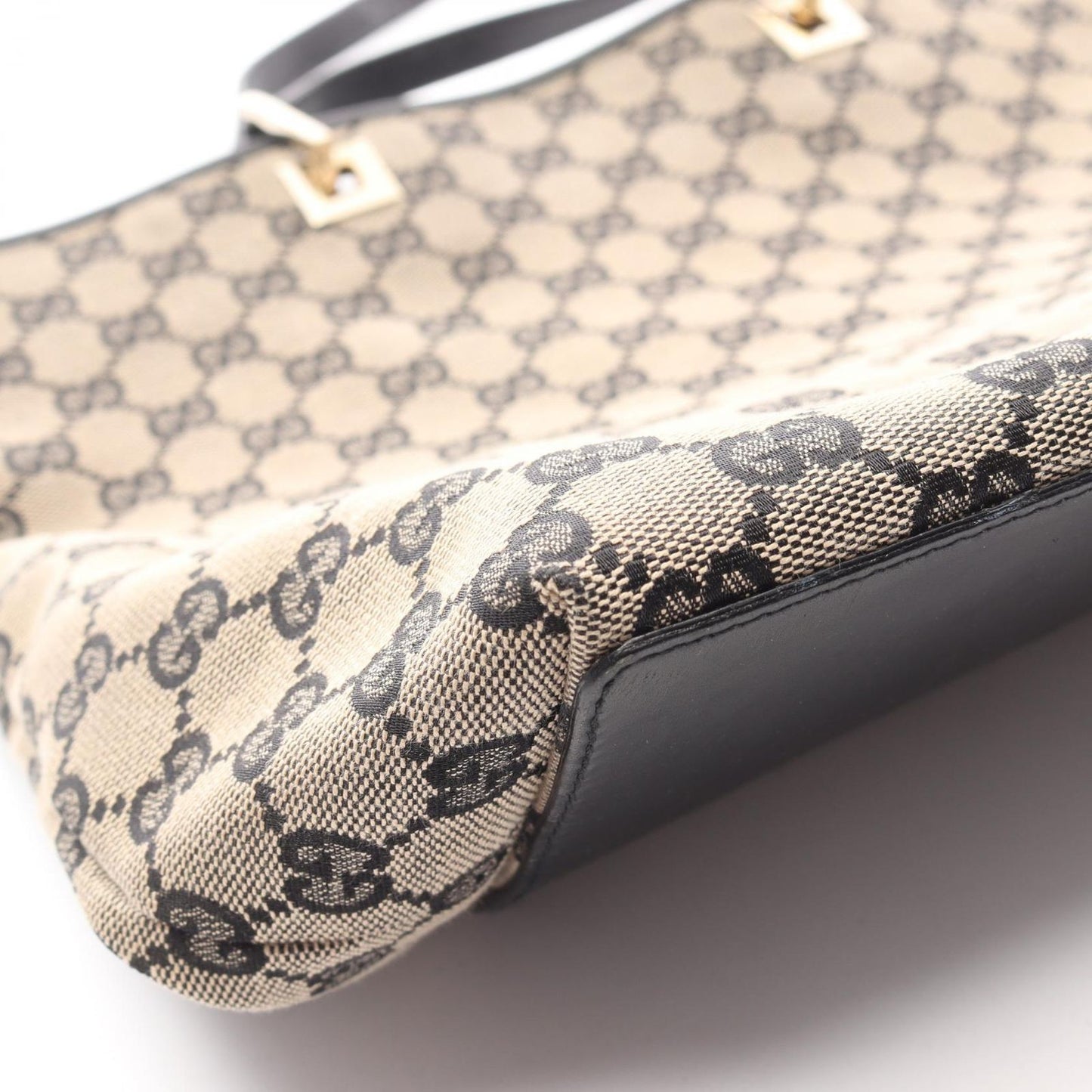 Gucci Tote GG Canvas 002 Beige Black — view 9