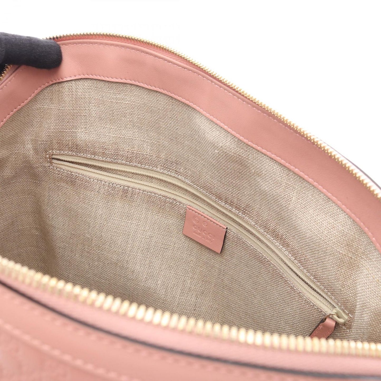 Gucci Tote Micro Guccissima 2-Way Pink Leather — view 9