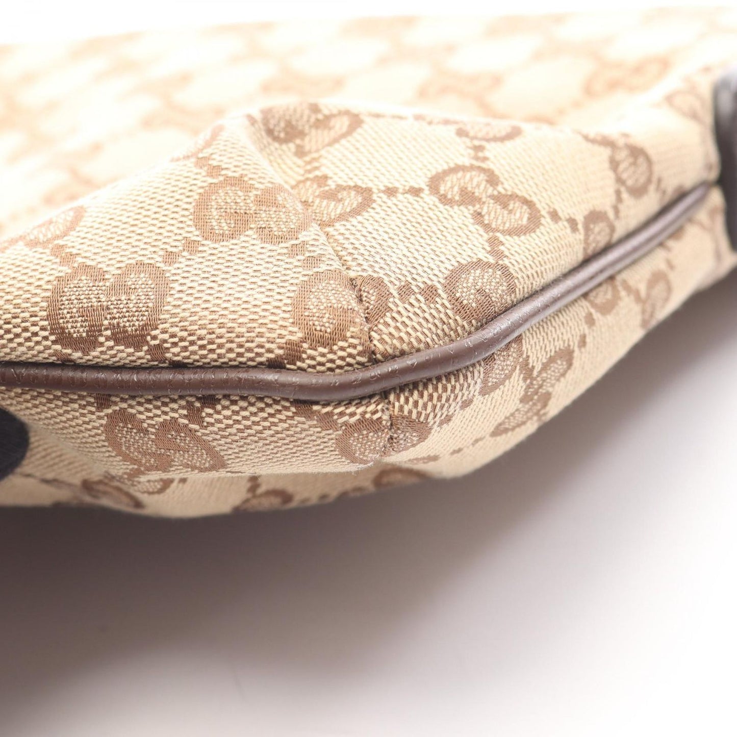 Gucci Shoulder Bag Sherry Line GG Canvas Beige Brown — view 7