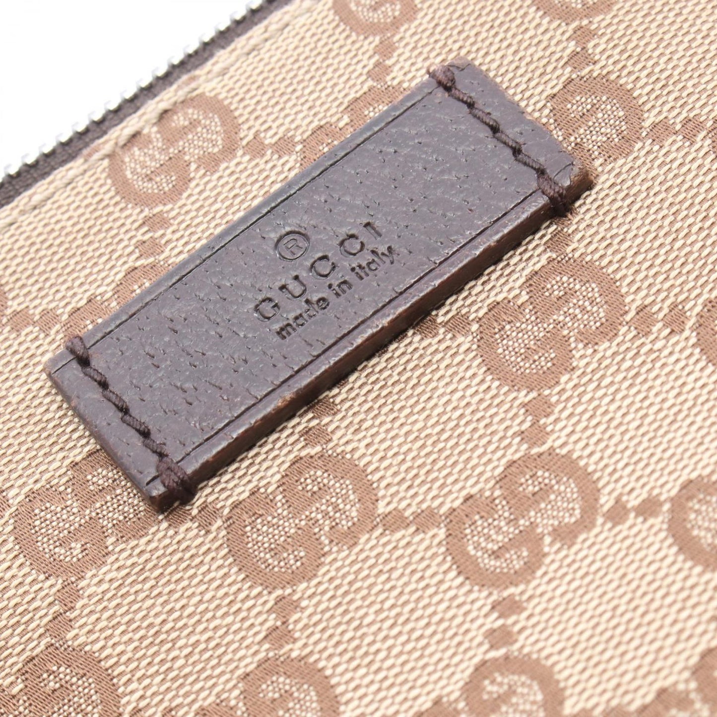 Gucci Shoulder Bag GG Canvas Beige Back — view 9